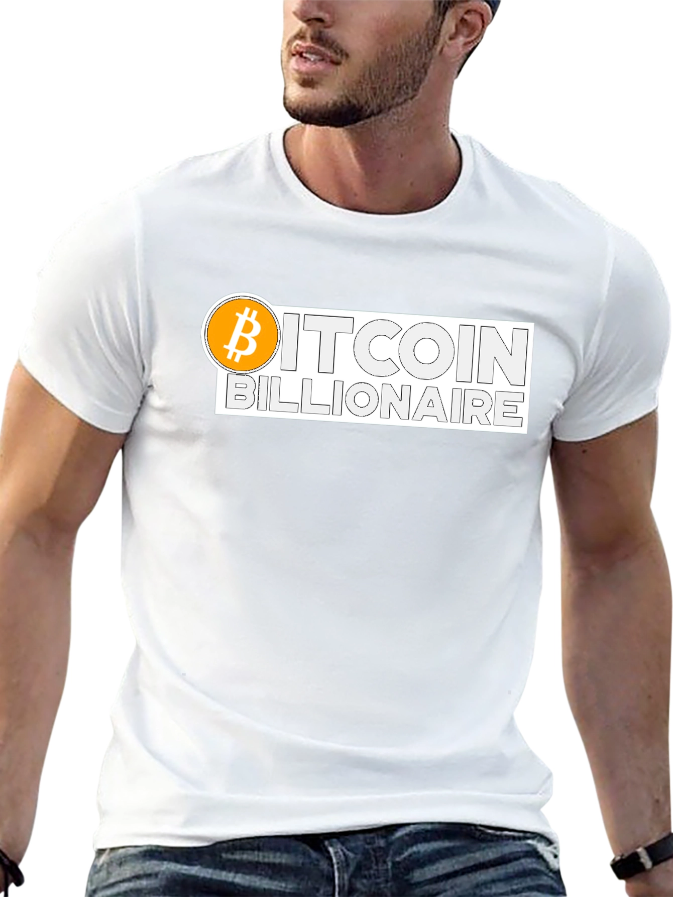 Bitcoin Billionaire Black Graphic T-Shirt