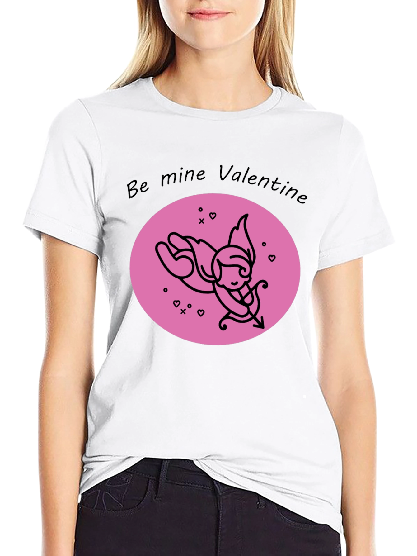Valentines Day Cupid Graphic T-Shirt