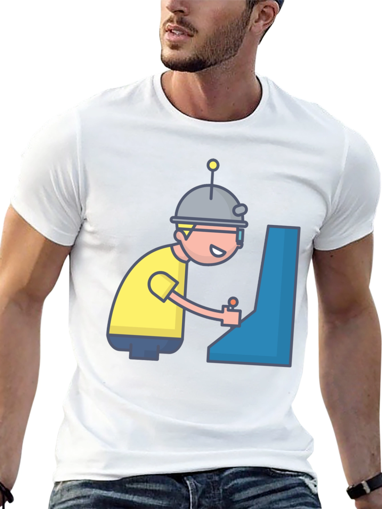 Retro Gamer T-Shirt - Black Cotton Tee