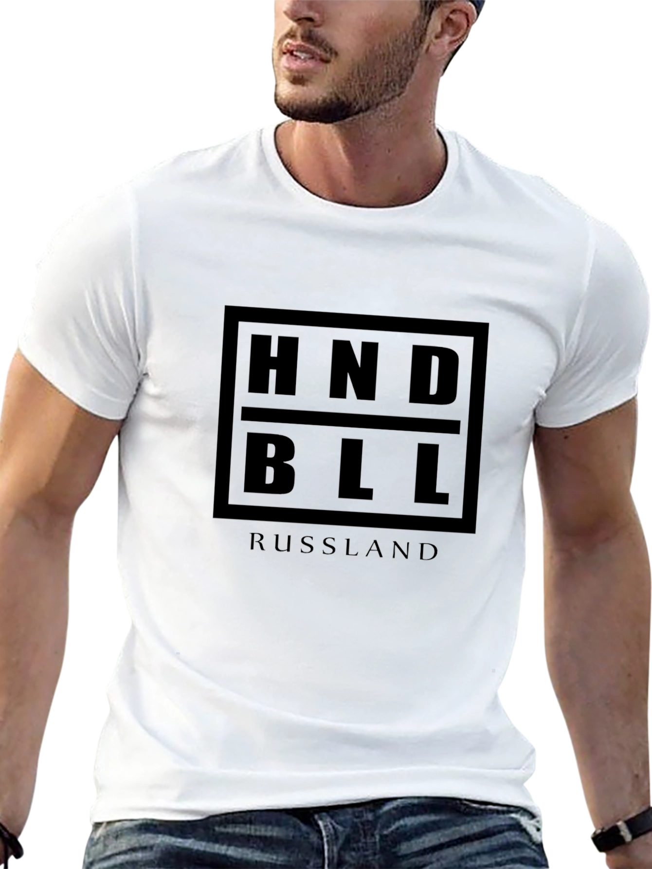 Black HNDBLL Russland T-Shirt