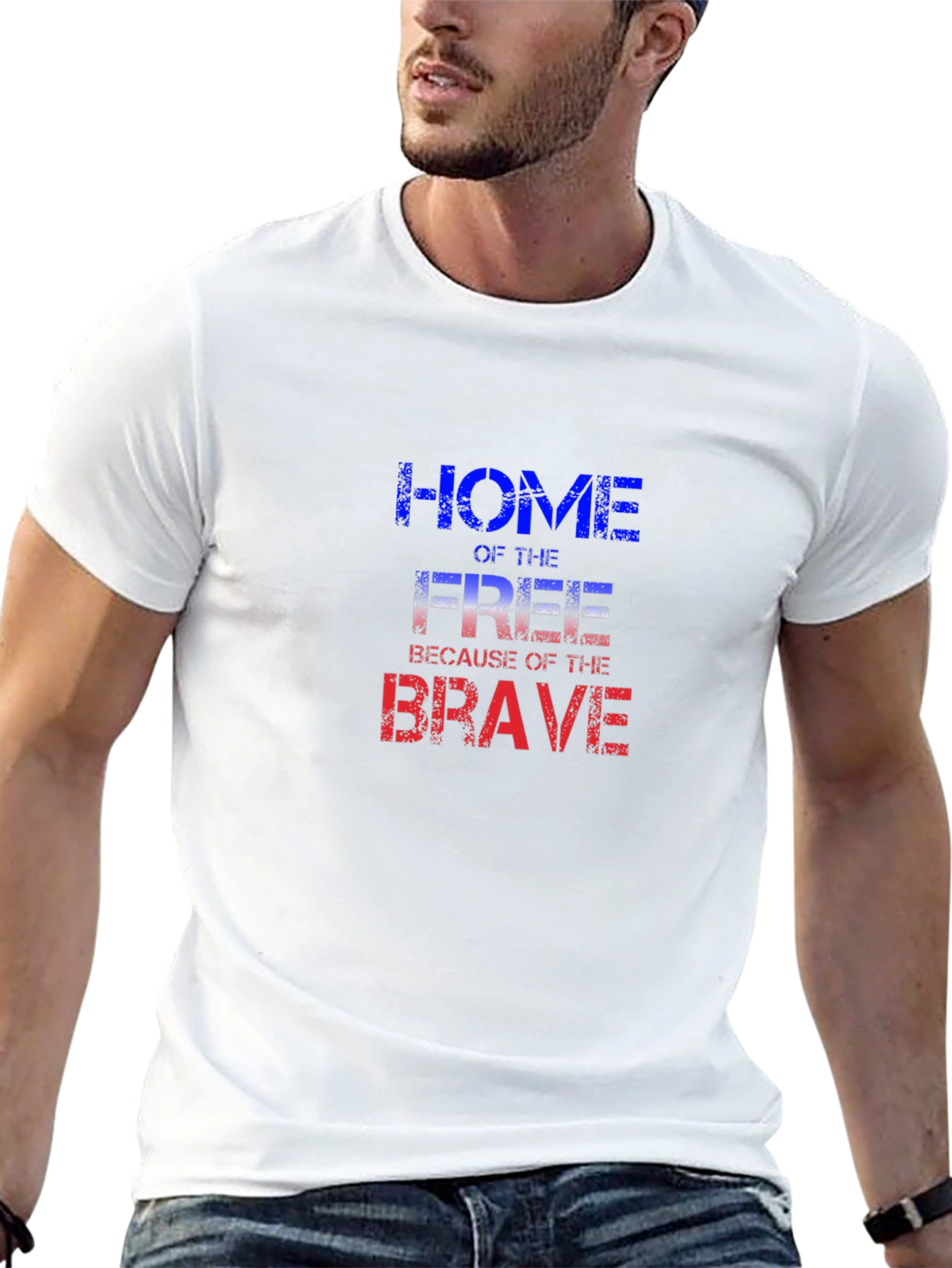 Home of the Free Patriotic T-Shirt