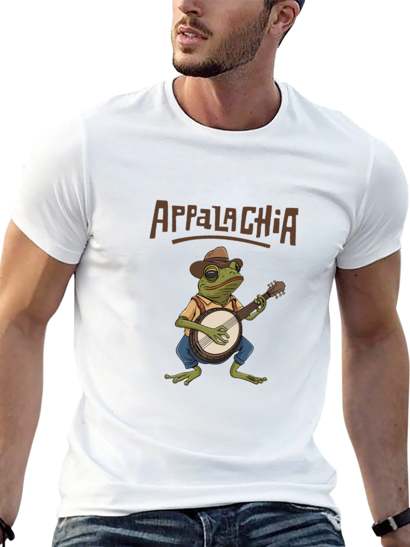 Appalachia Frog Banjo T-Shirt