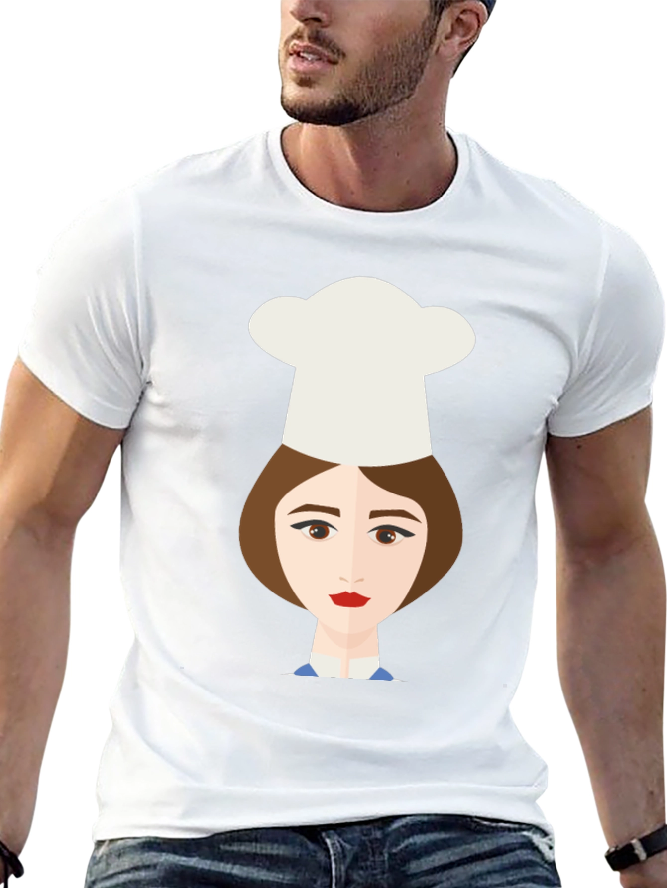 Chef Girl Graphic Tee - Unique Design Soft Cotton
