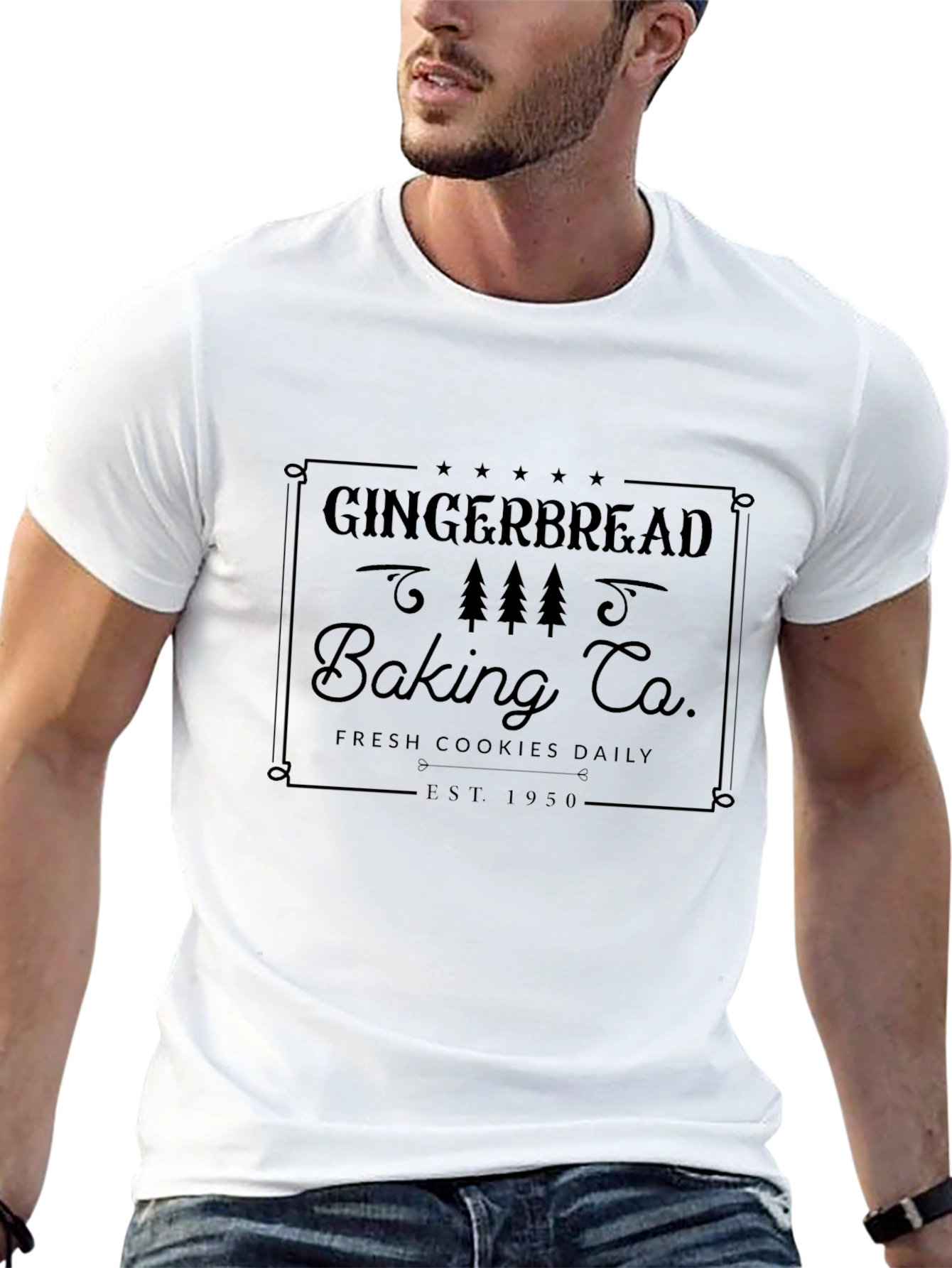 Gingerbread Baking Co. T-Shirt - Fresh Cookies Daily