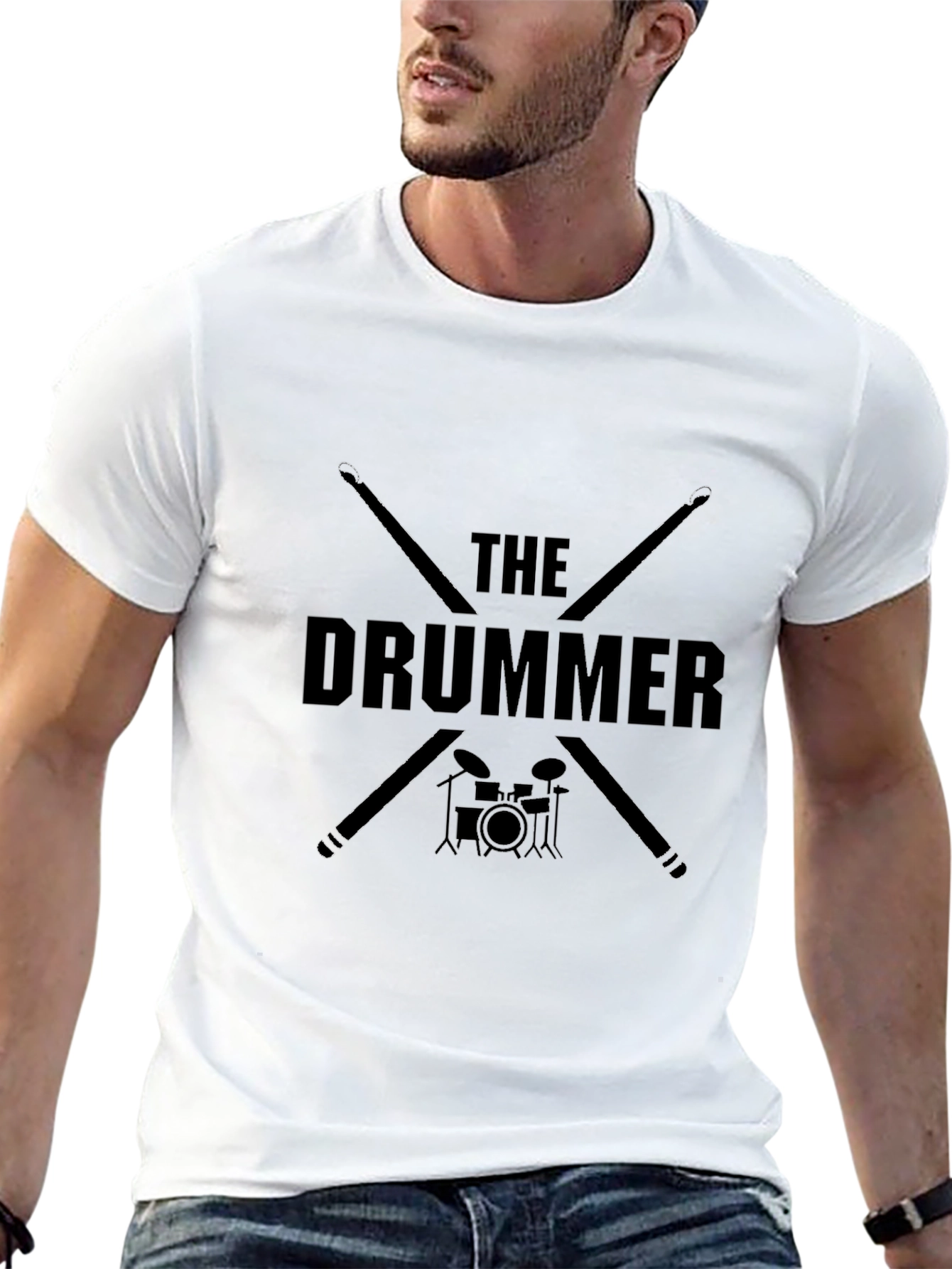 The Drummer Graphic Tee - Musician T-Shirt