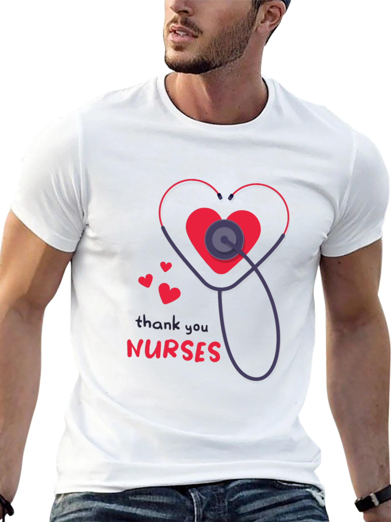 Thank You Nurses Graphic T-Shirt