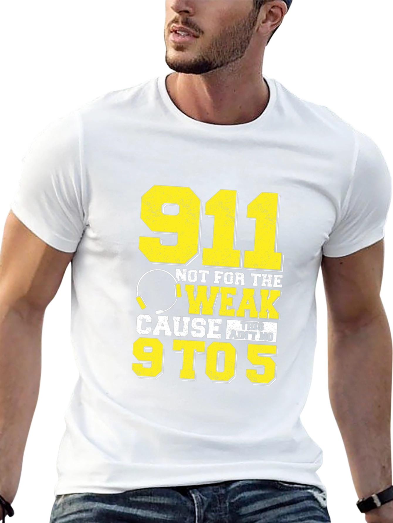 911 Dispatcher Not For The Weak Graphic T-Shirt