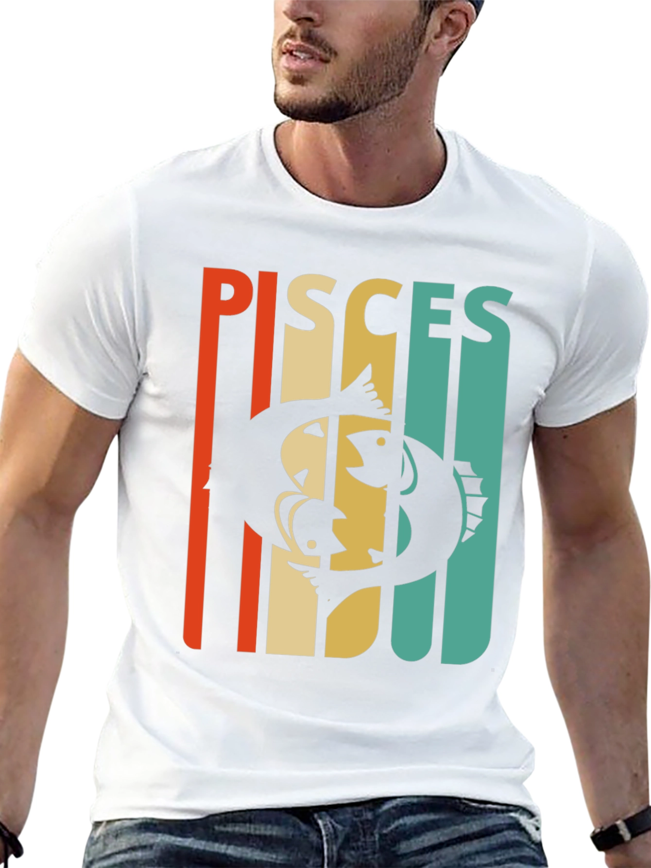 Pisces Zodiac Sign Graphic T-Shirt