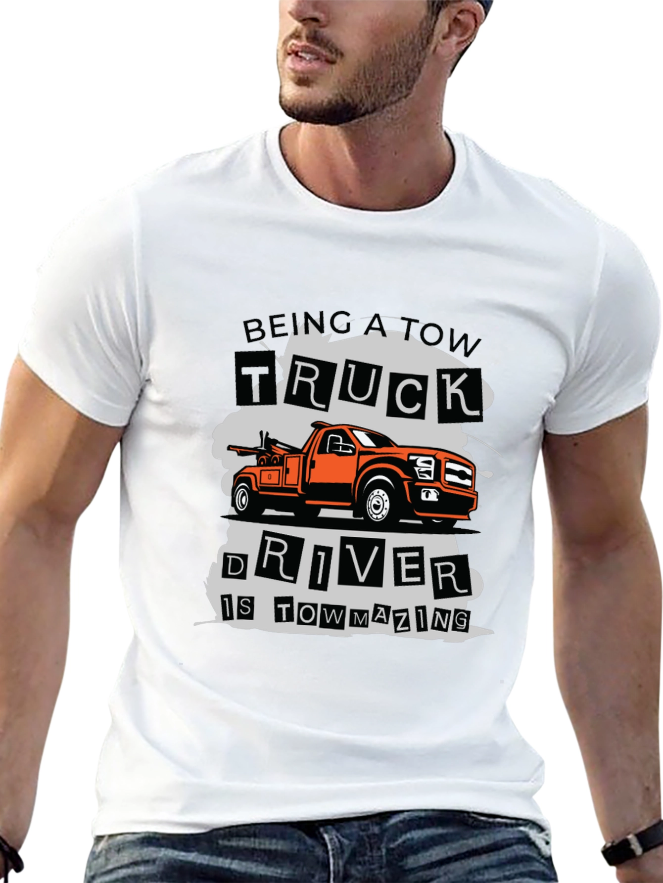Tow Truck Driver Graphic Tee