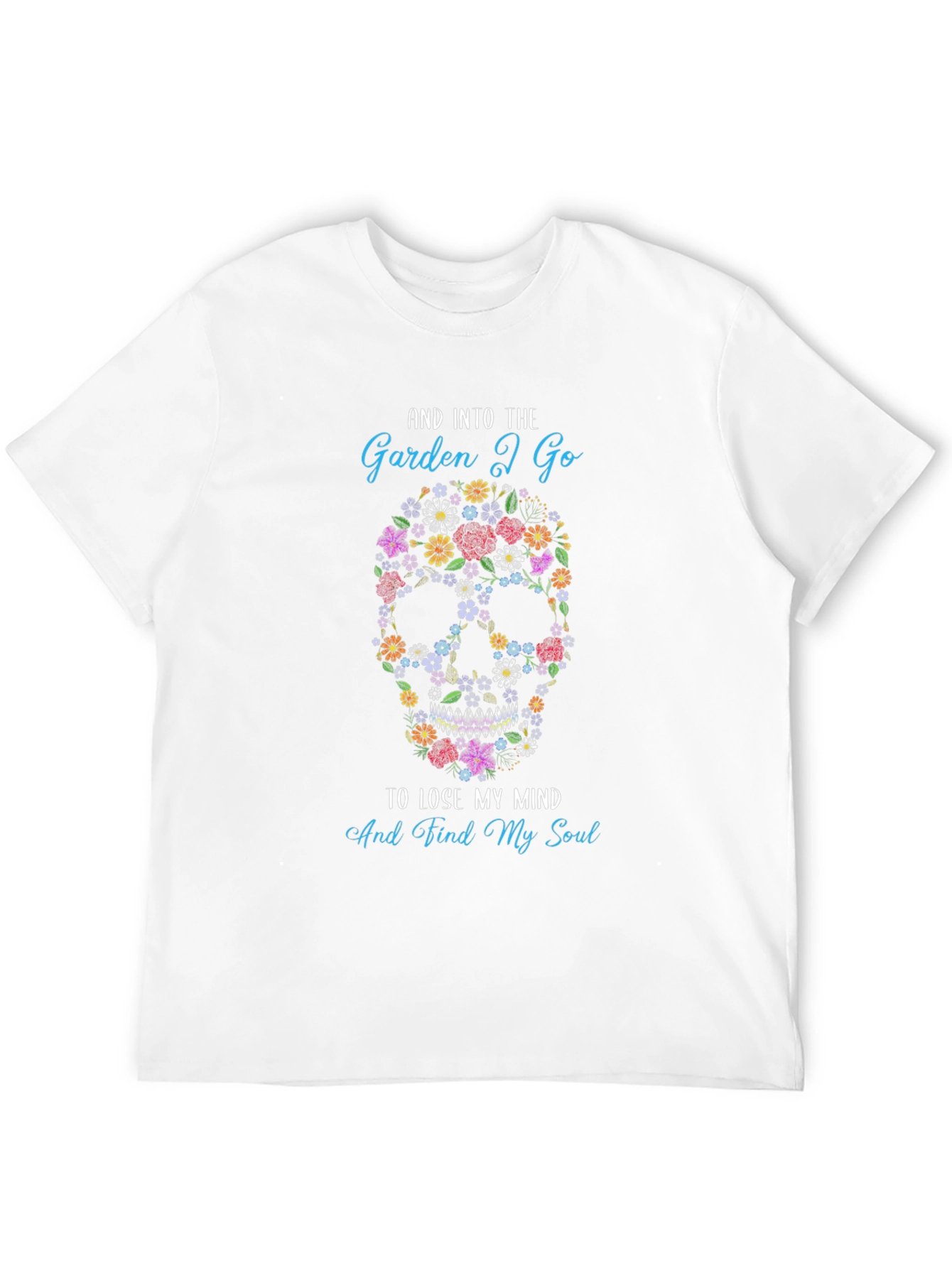Floral Skull Garden T-Shirt
