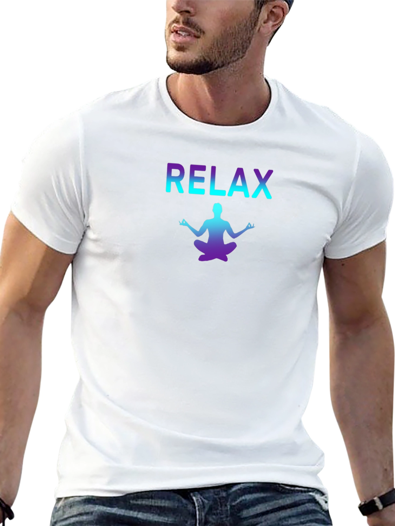 Relax Yoga Meditation Graphic Tee