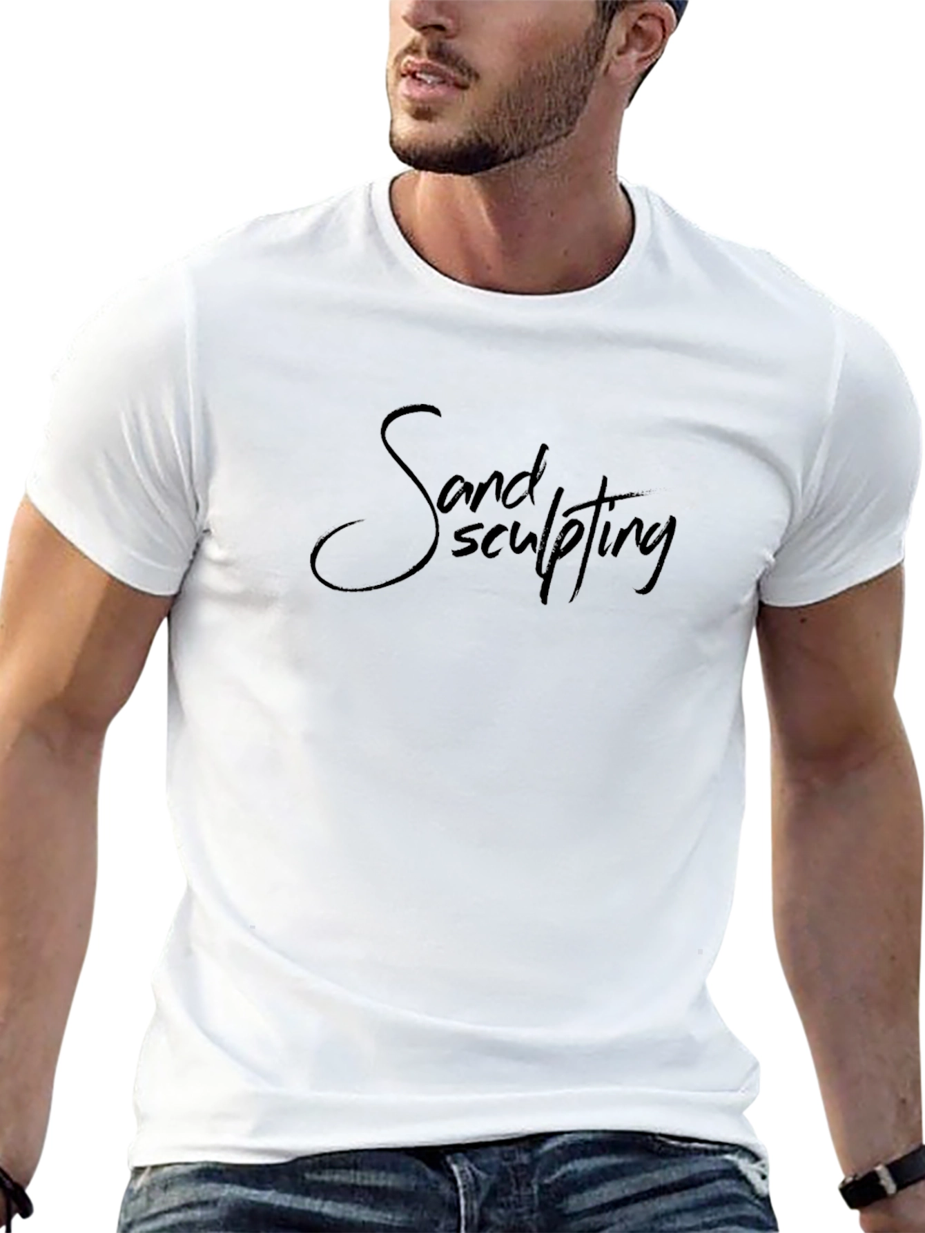 Sand Sculpting Black T-Shirt
