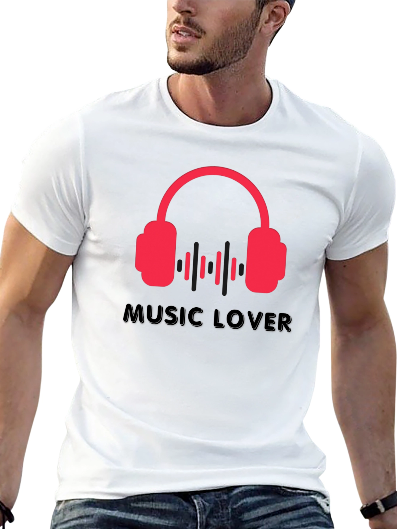 Music Lover Black T-Shirt