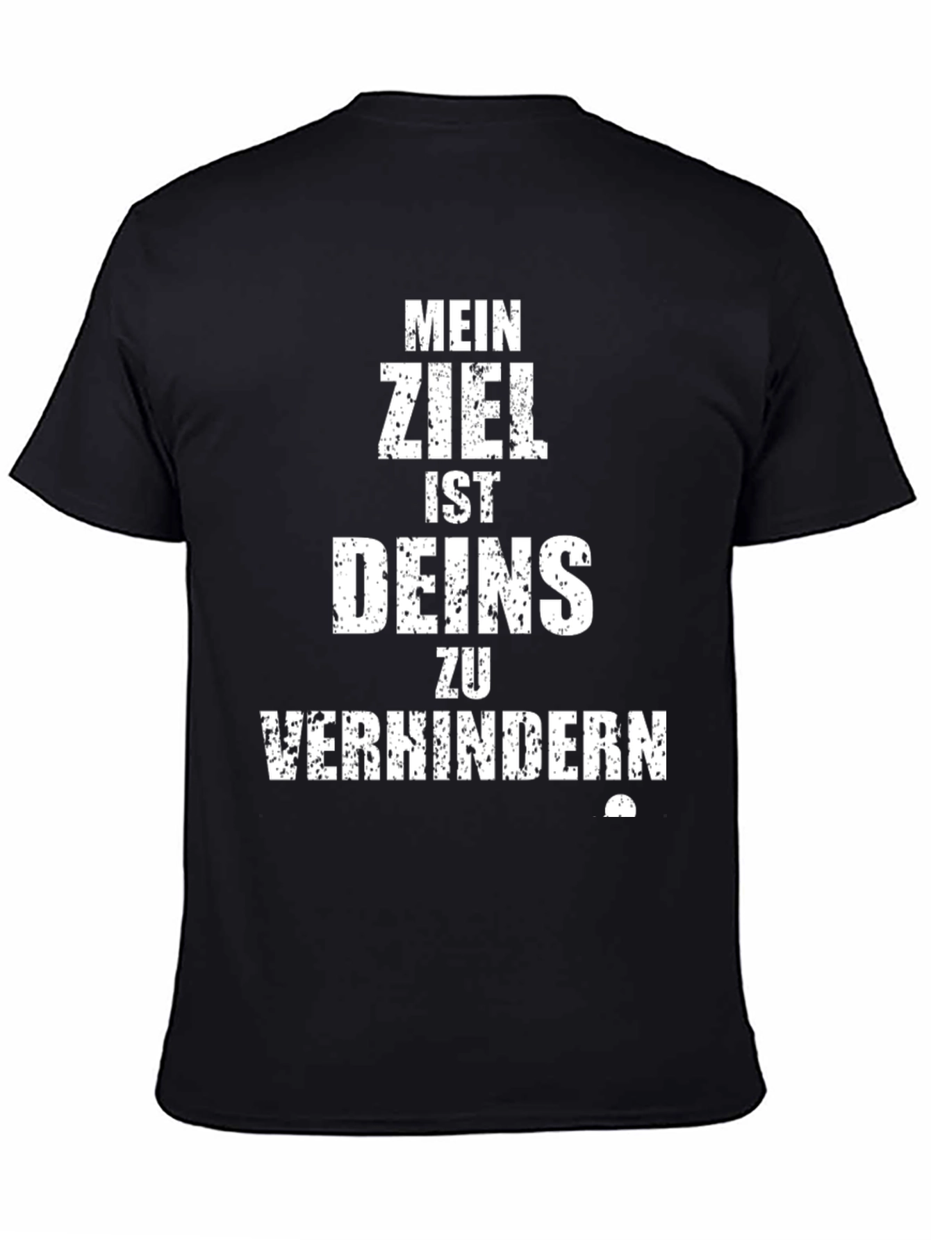 Mens Black T-Shirt - Funny German Saying