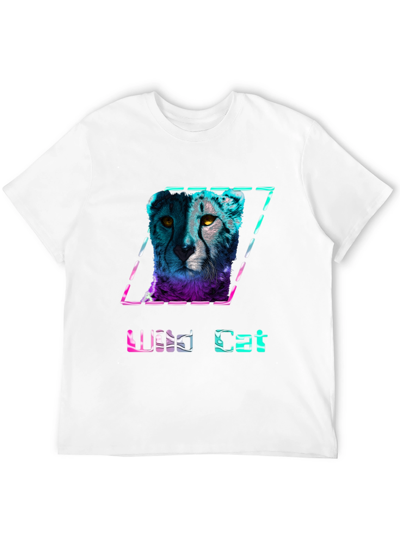 Wild Cat Graphic T-Shirt - Stylish Mens Tee