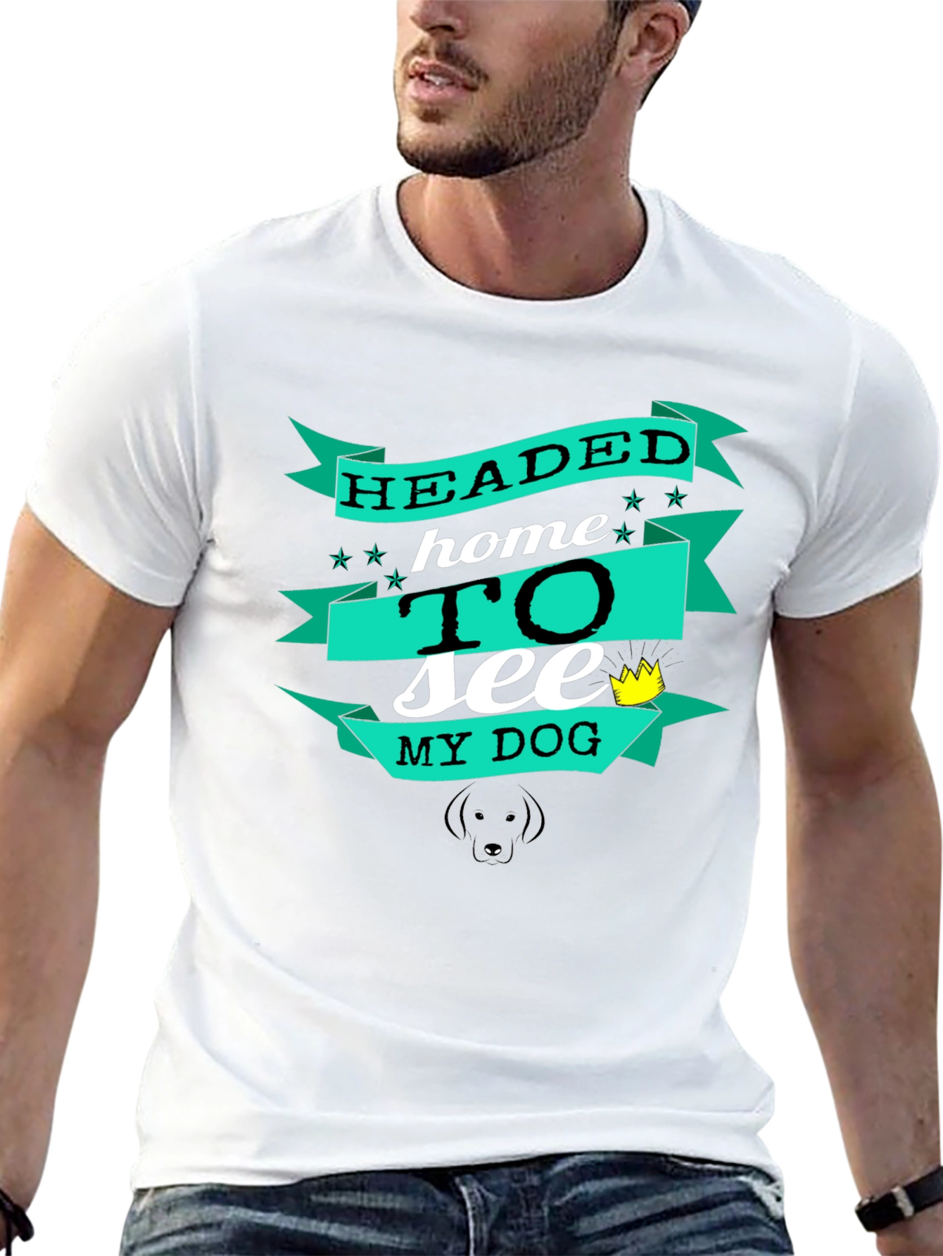 Headed Home to See My Dog Graphic Tee