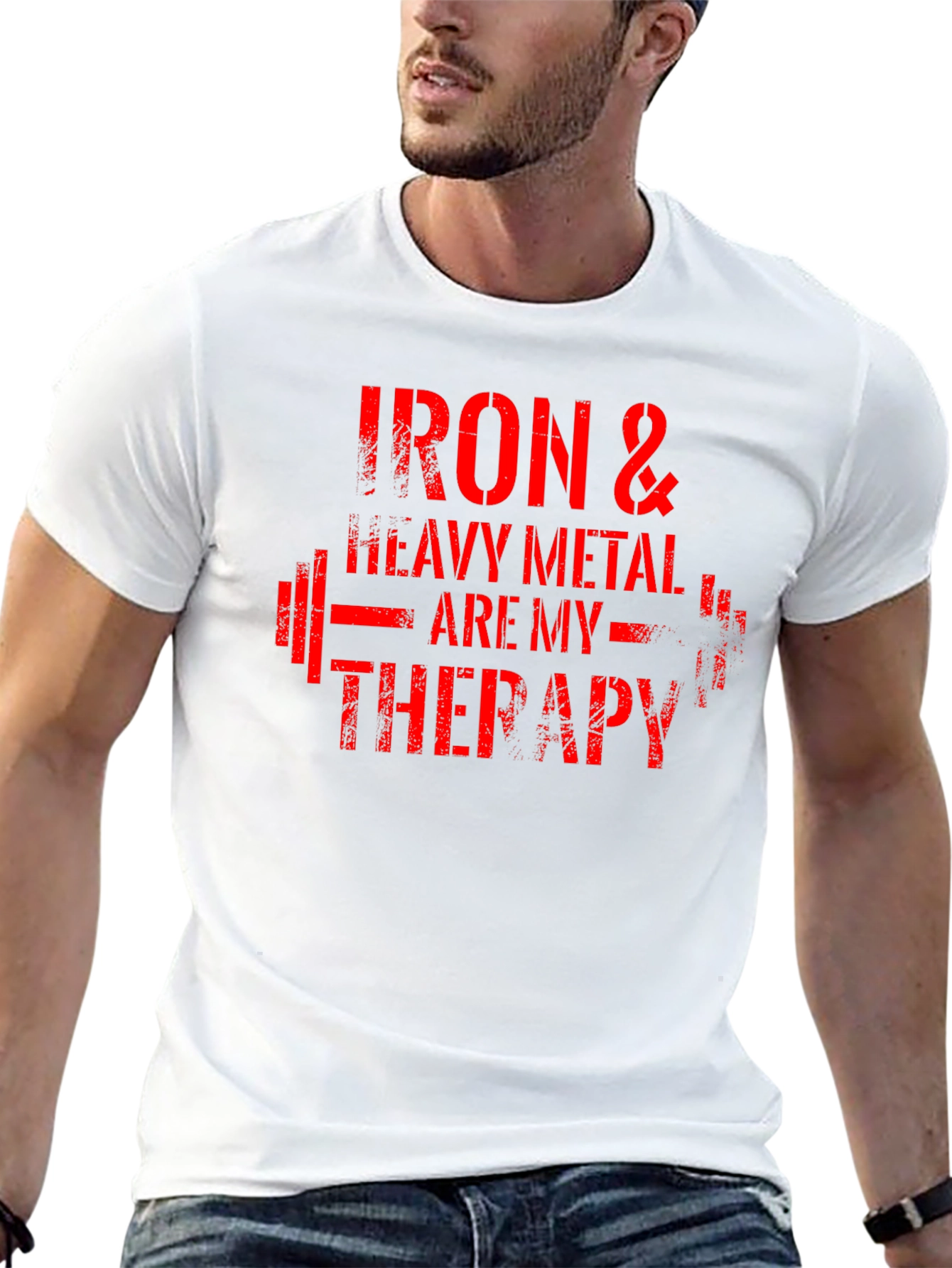 Iron & Heavy Metal Therapy Graphic Tee - Black