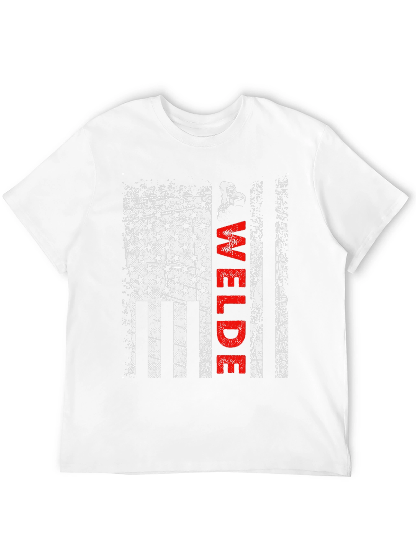 Welder American Flag T-Shirt