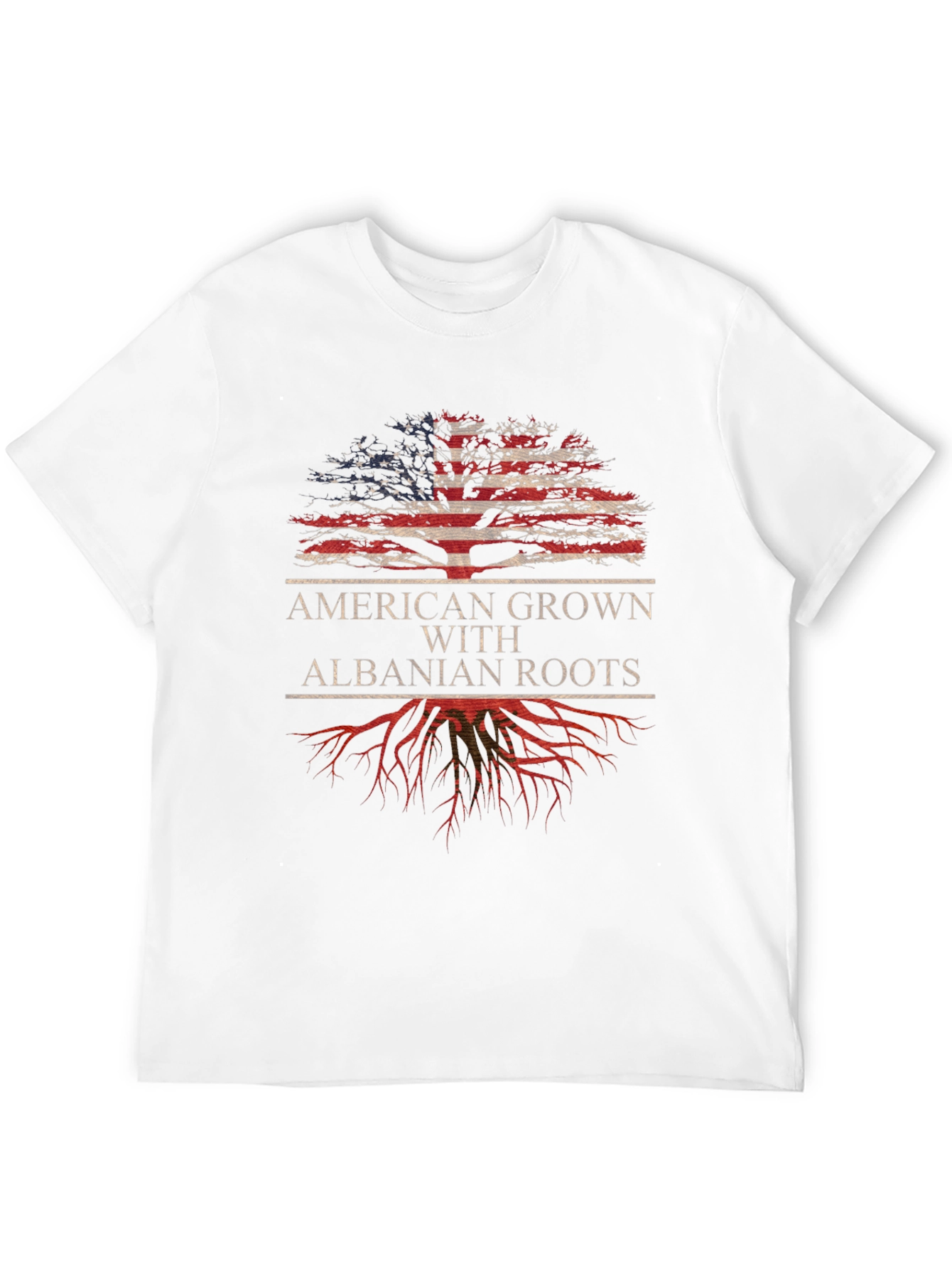 American Grown Albanian Roots T-Shirt