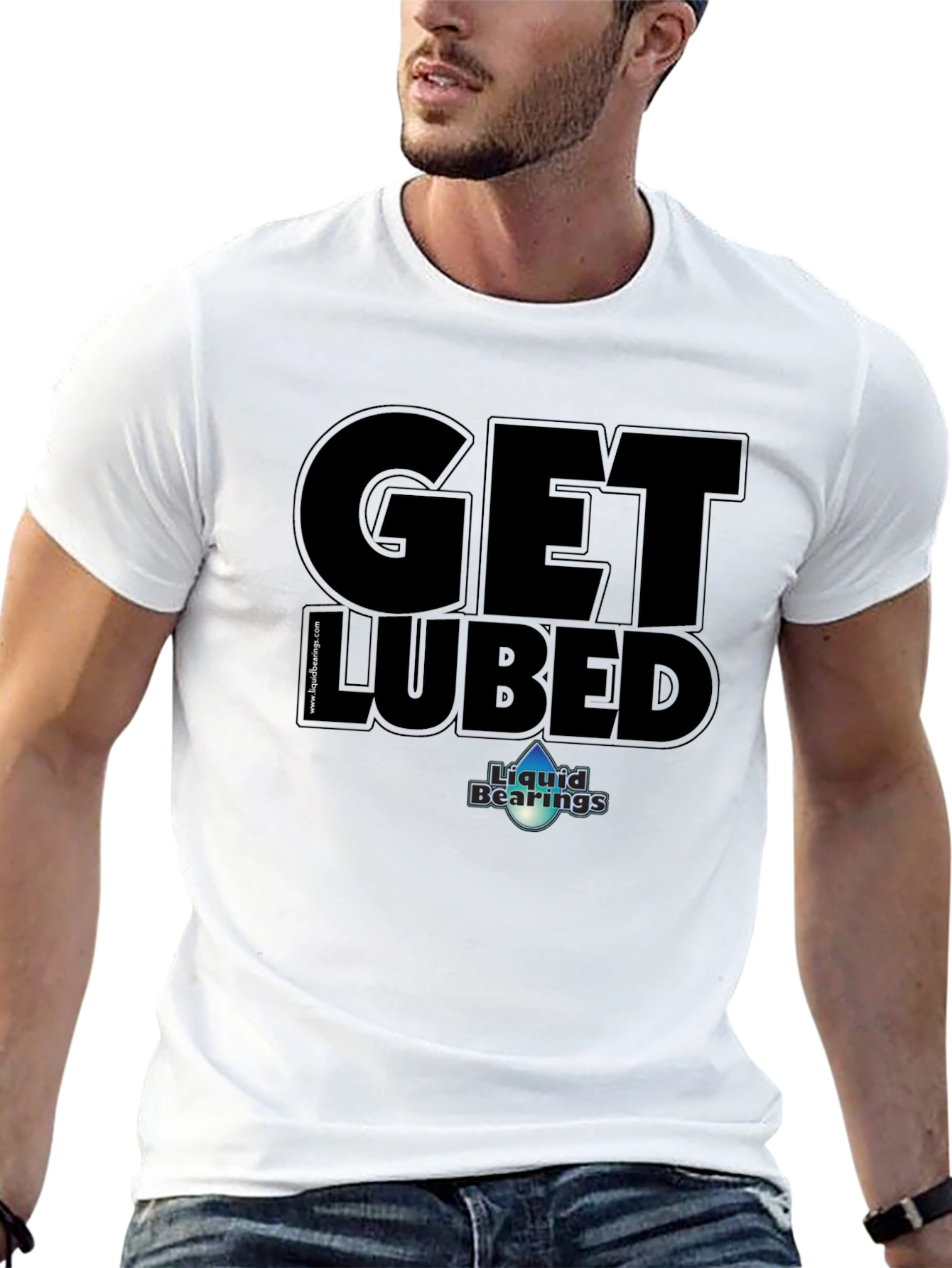 Get Lubed T-Shirt - Liquid Bearings Graphic Tee