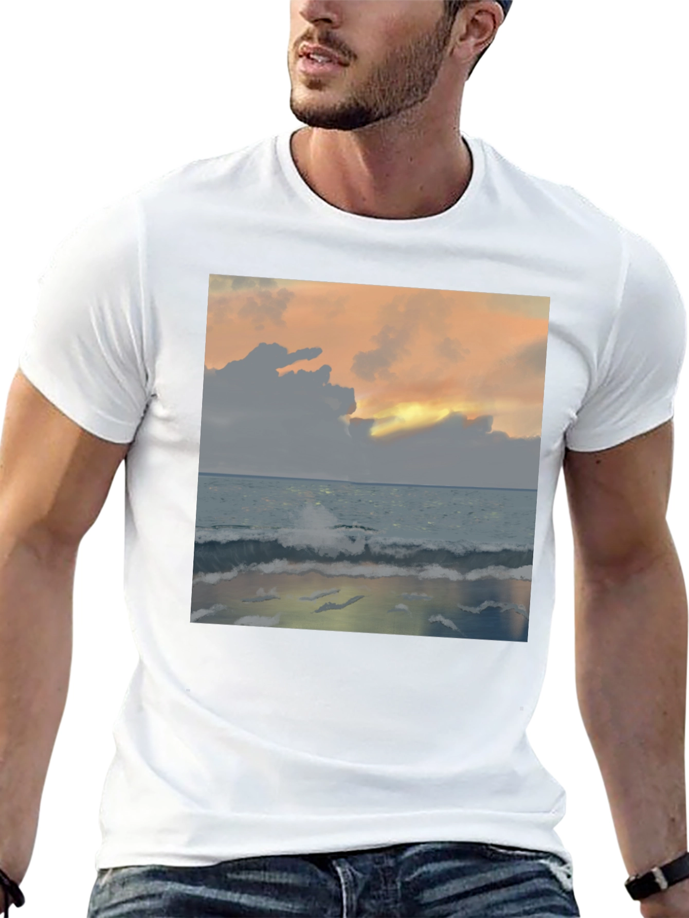 Ocean Sunset Graphic Tee