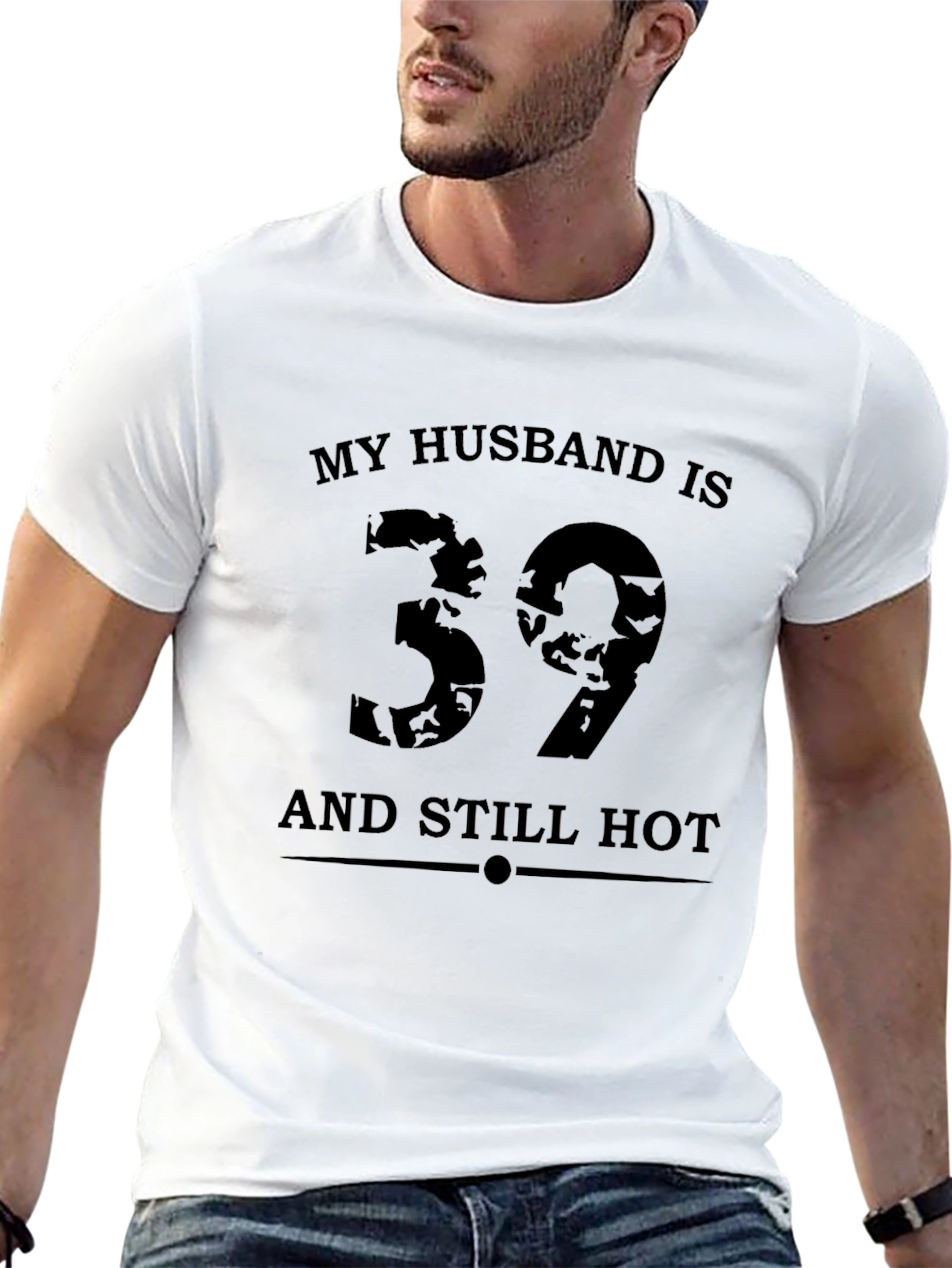 Funny Husband 39th Birthday T-Shirt