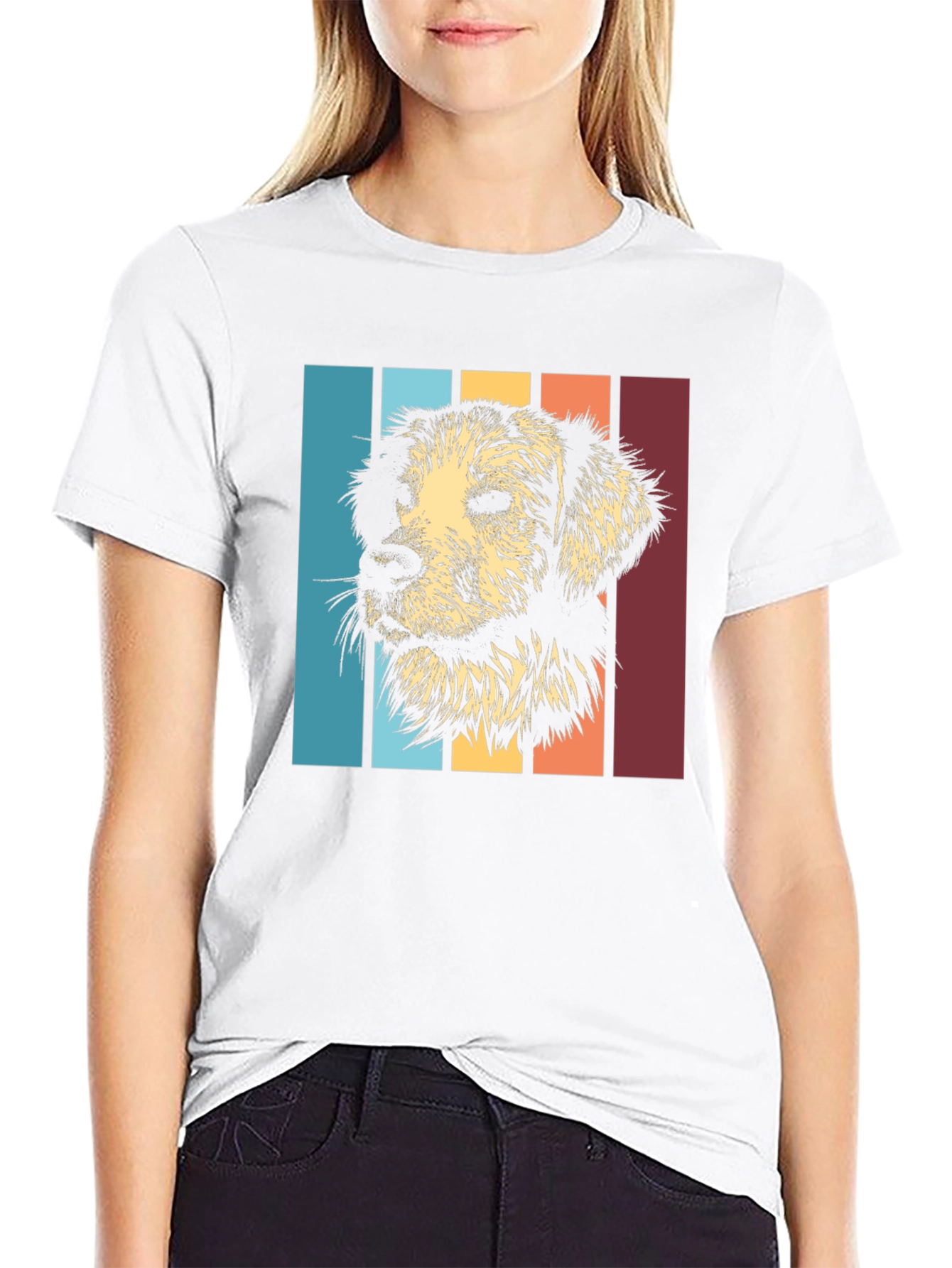 Retro Golden Retriever T-Shirt