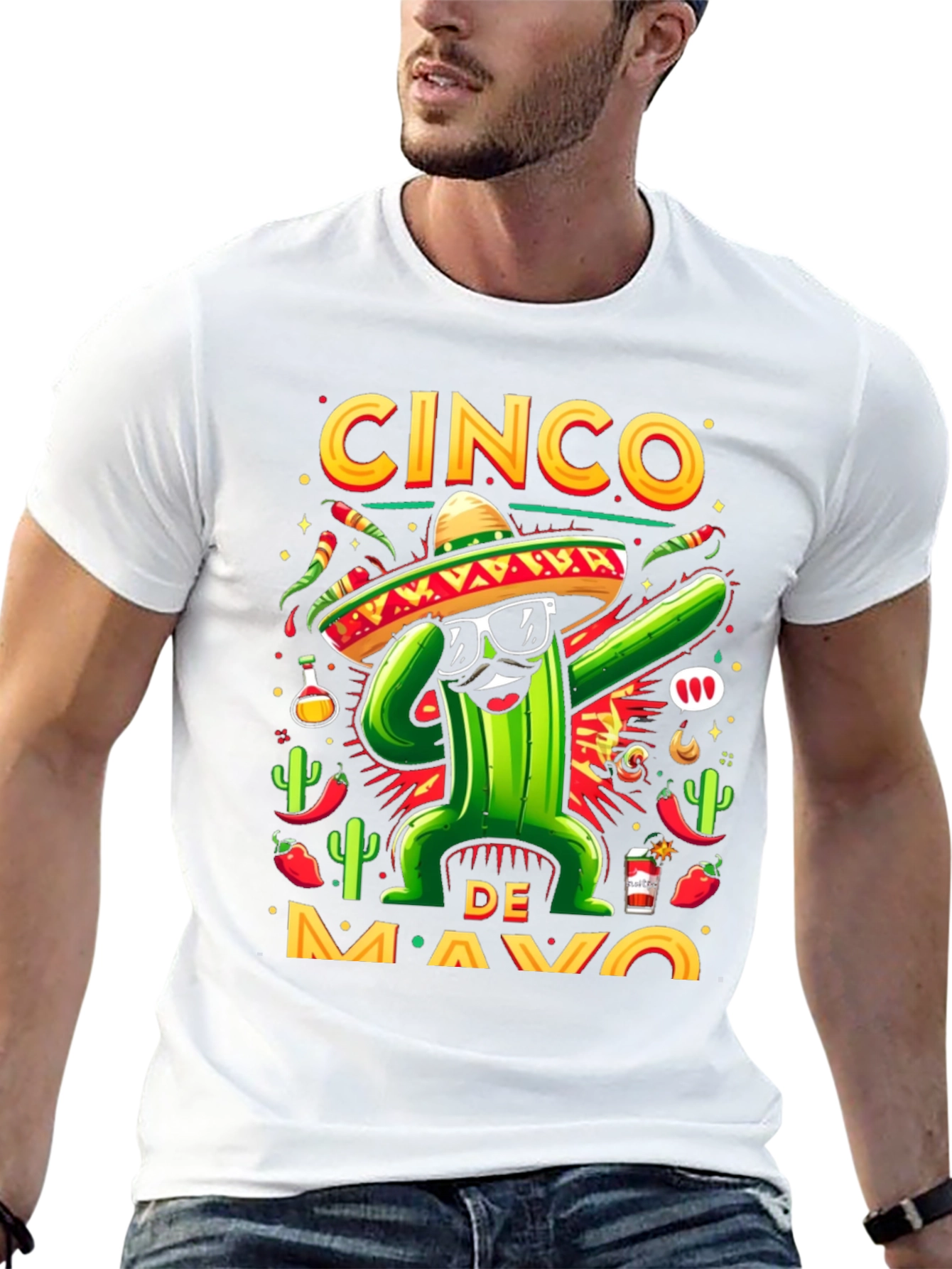Cinco De Mayo Cactus T-Shirt