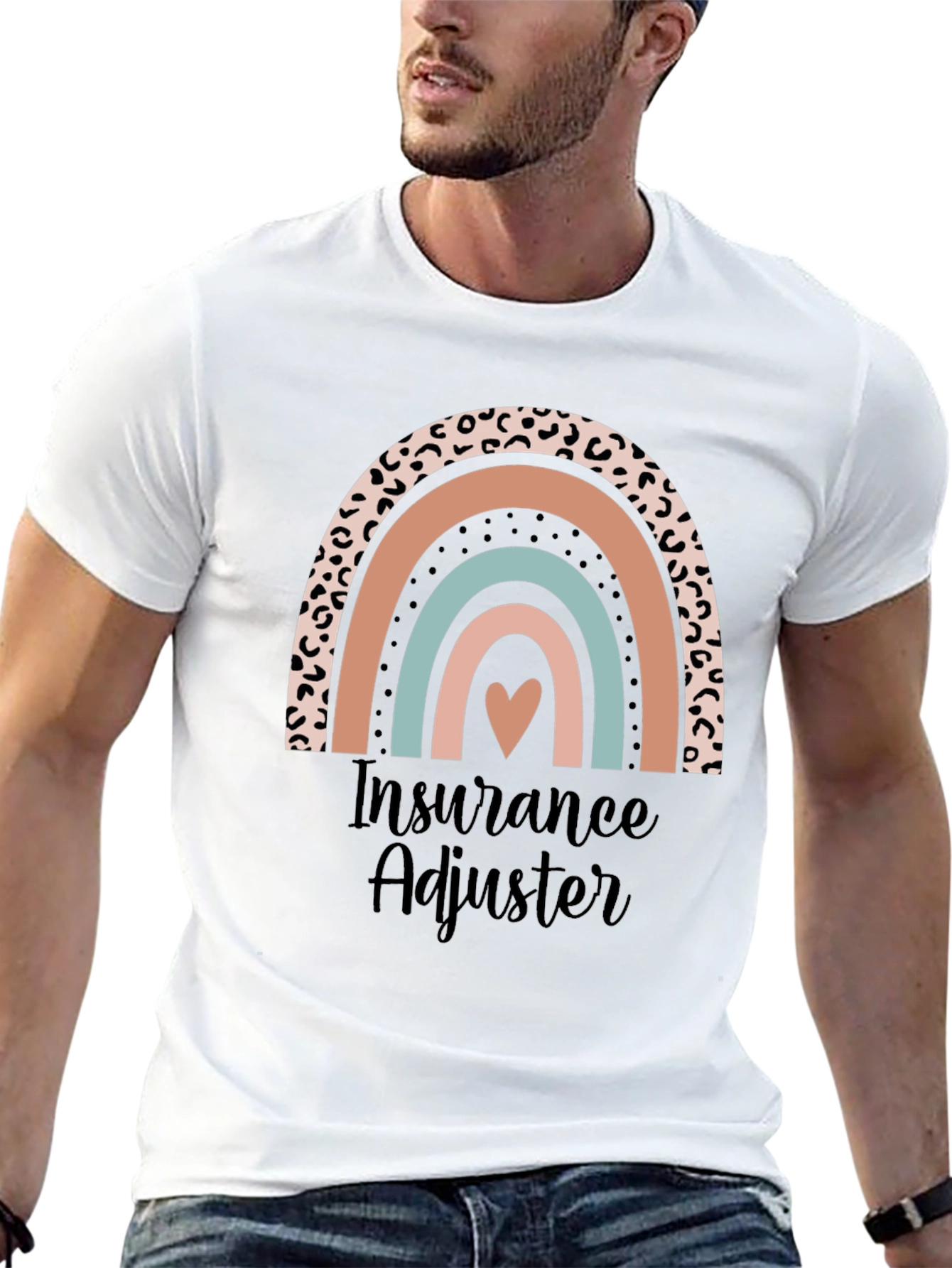 Insurance Adjuster Rainbow T-Shirt
