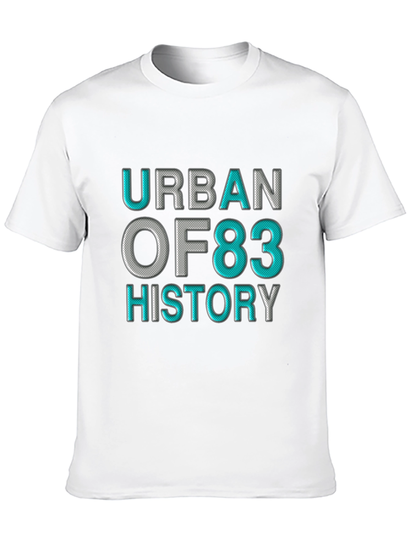 Urban OF83 History Graphic Print Tee - Black