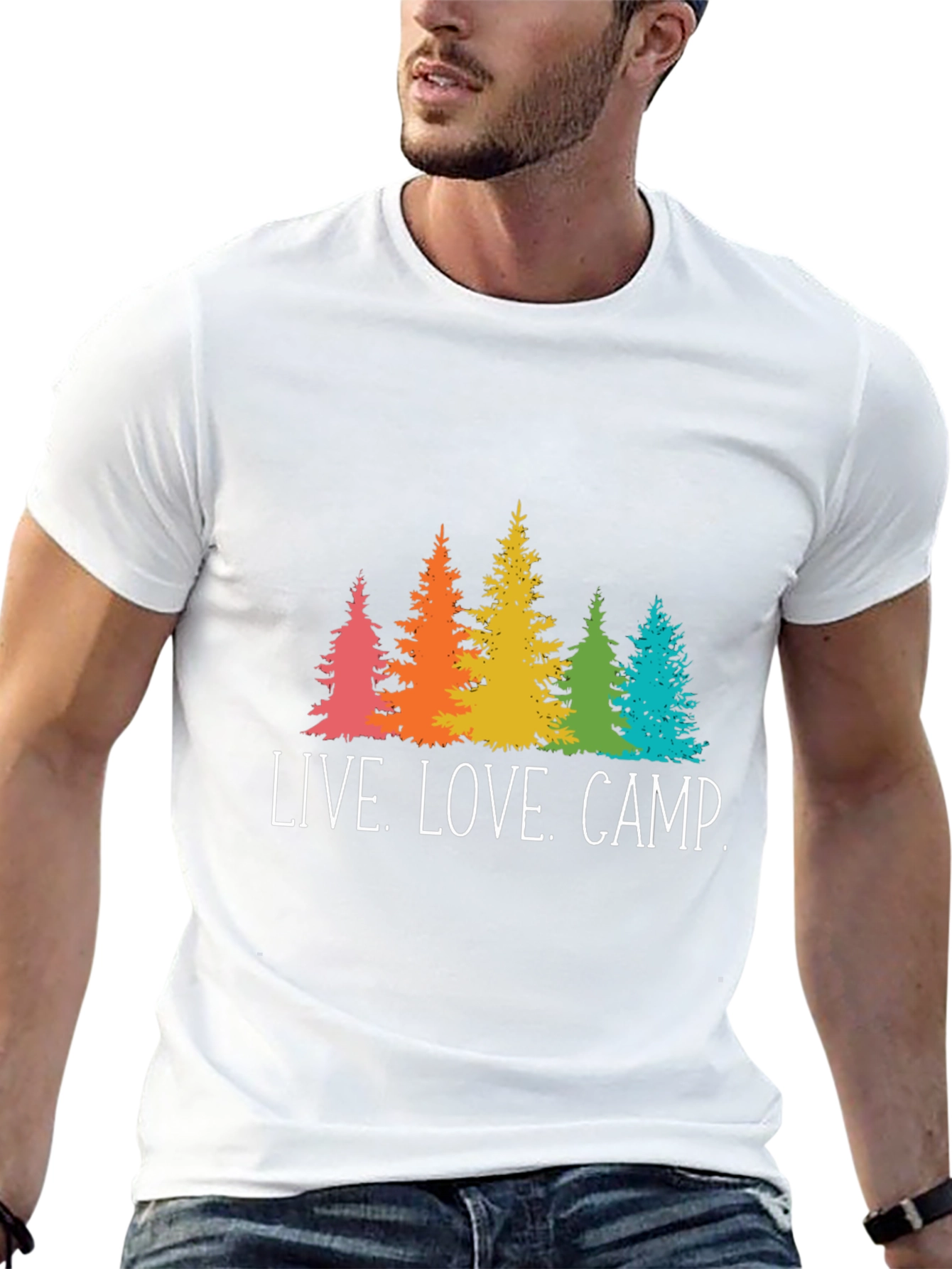 Live Love Camp Graphic Tee - Outdoors T-Shirt