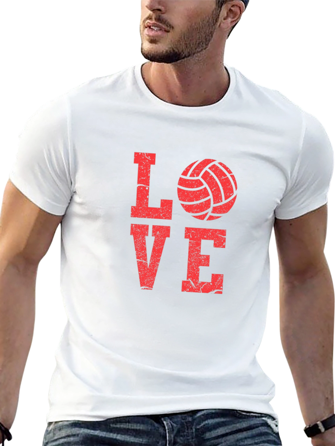 Volleyball Love Graphic Tee - Sports Fan T-Shirt