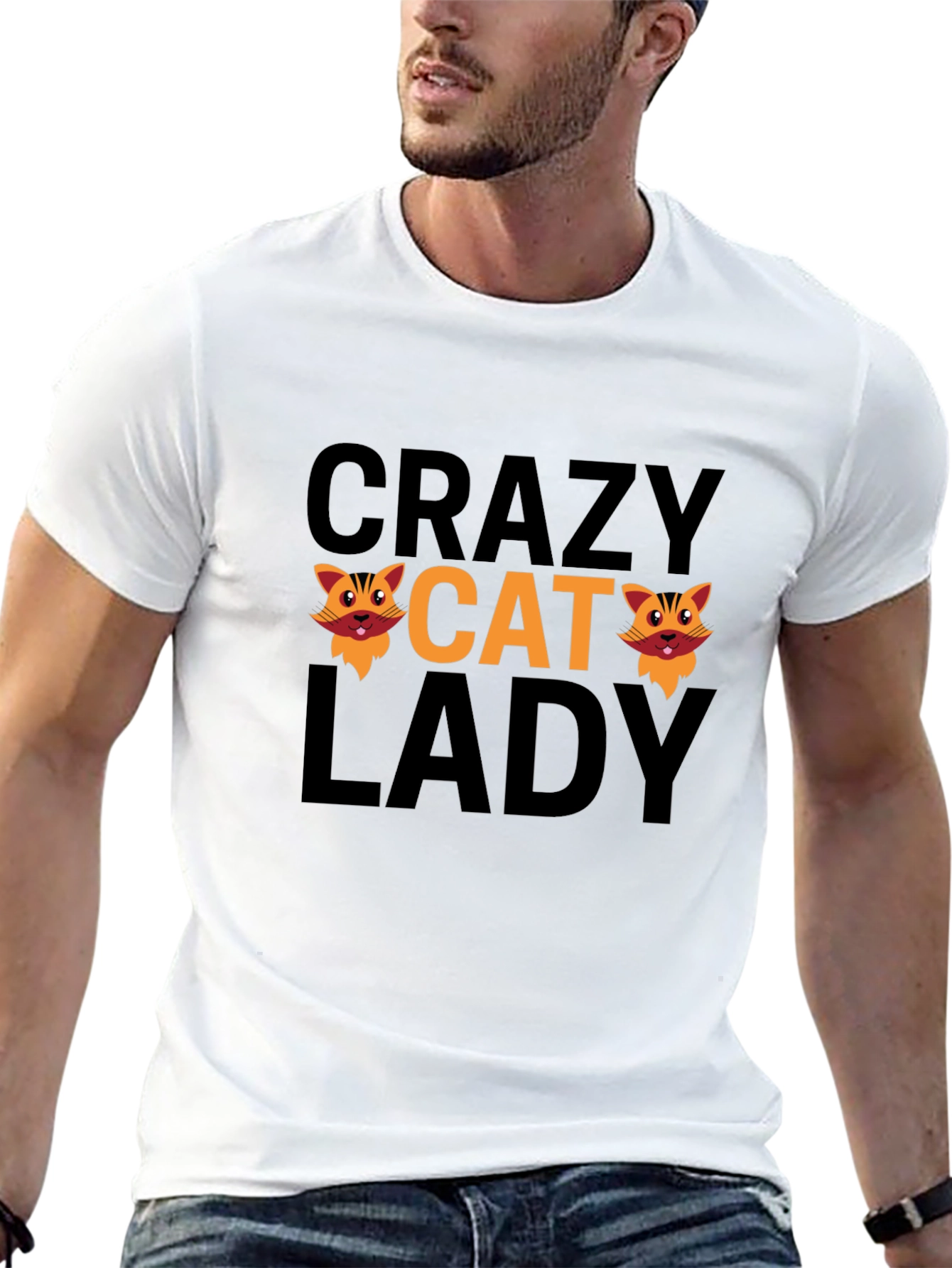Crazy Cat Lady T-Shirt | Fun Novelty Tee