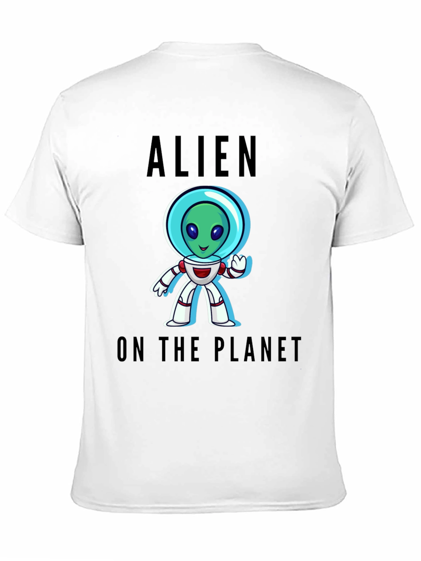 Alien On The Planet Graphic T-Shirt