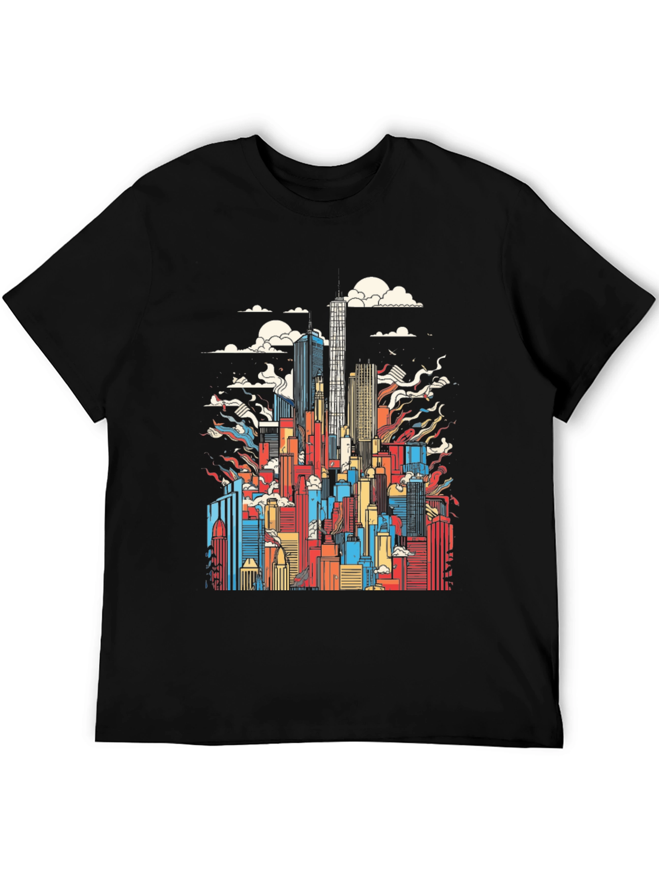 Cityscape Graphic Tee - Urban Style