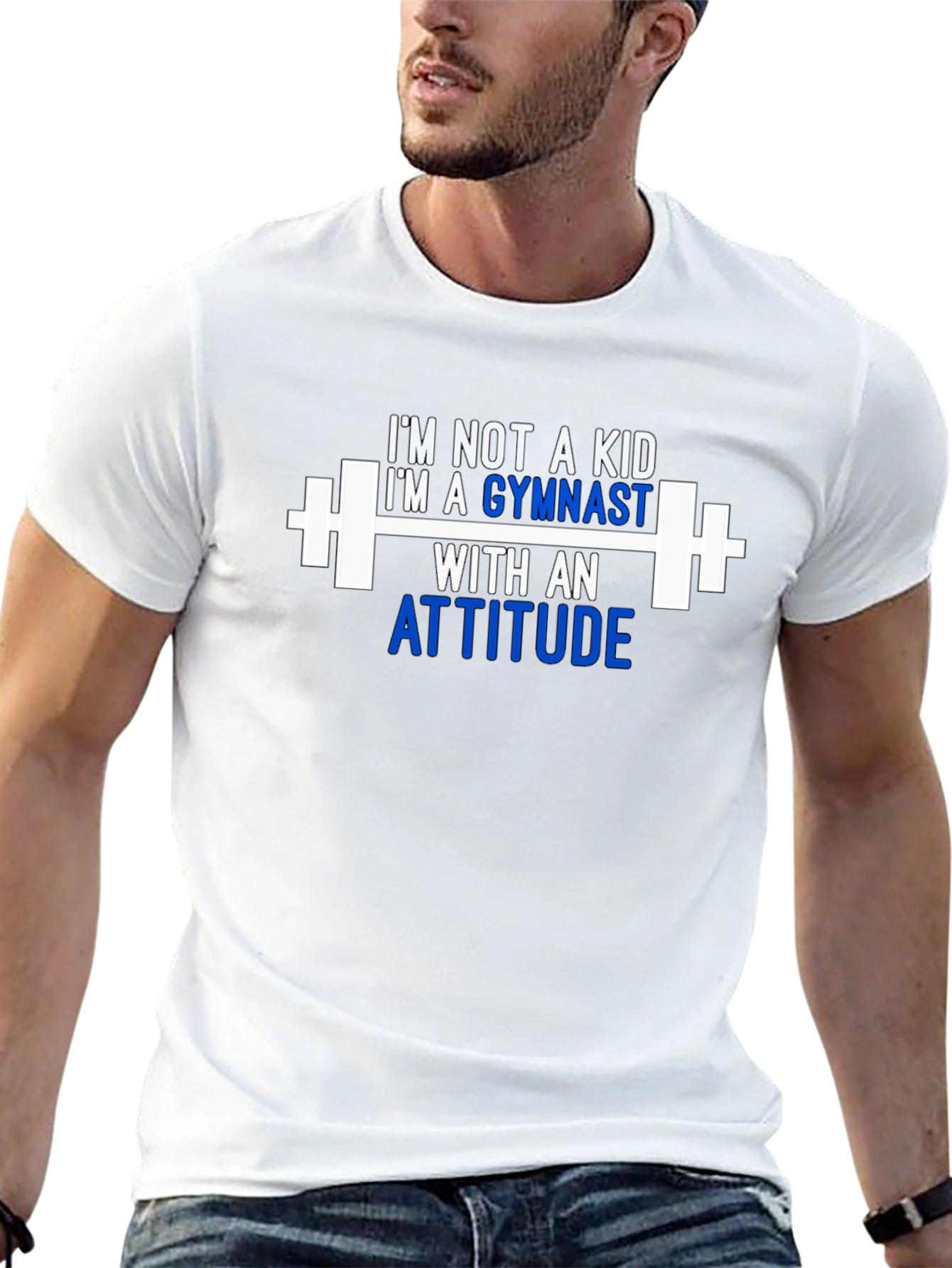 Gymnast Attitude T-Shirt - Black Cotton Tee