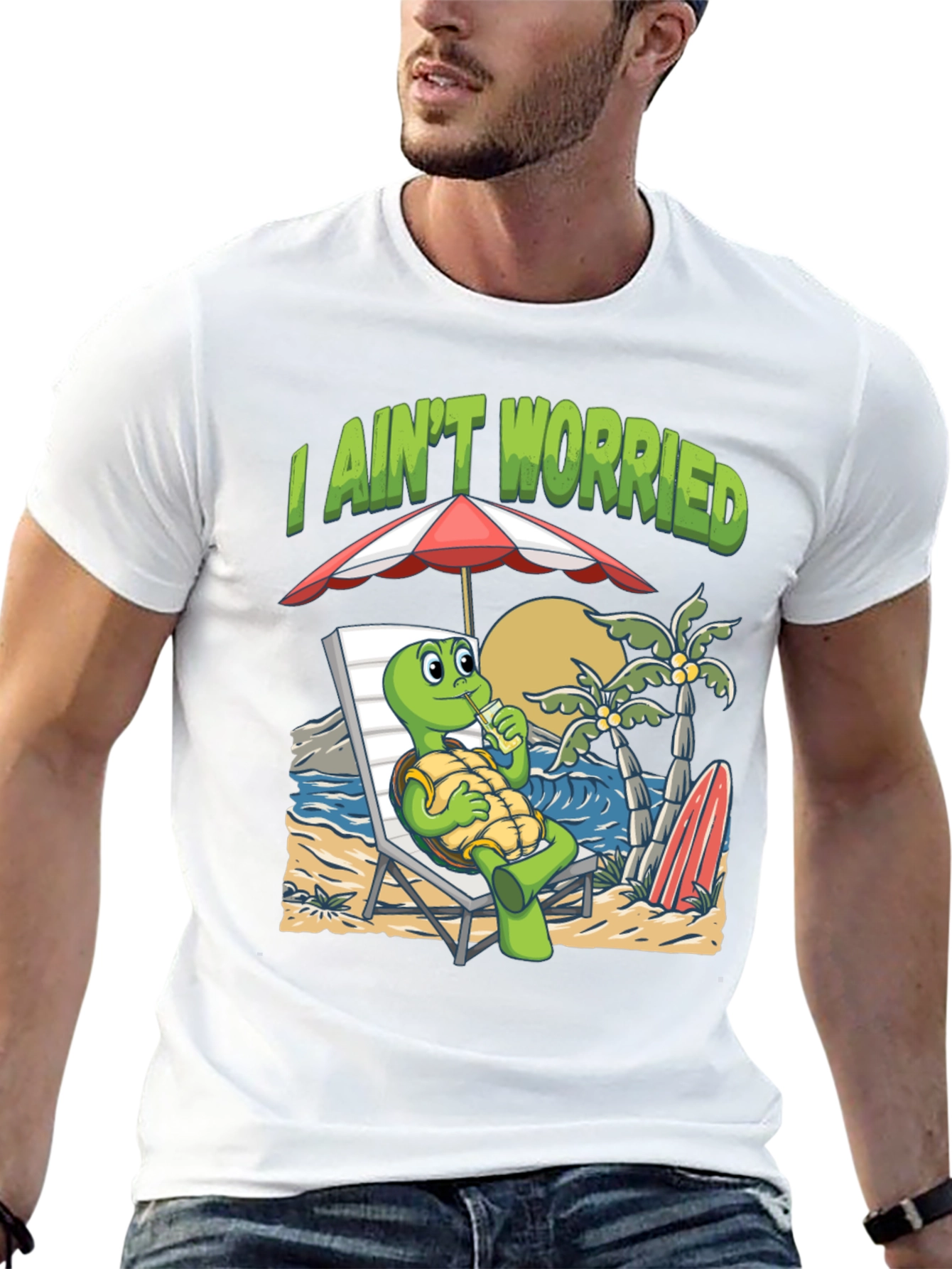 I Aint Worried Turtle T-Shirt