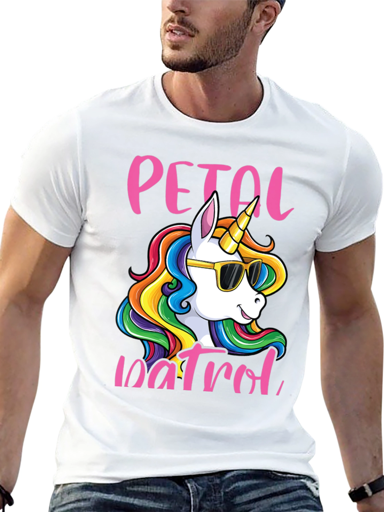 Petal Patrol Unicorn Graphic Tee