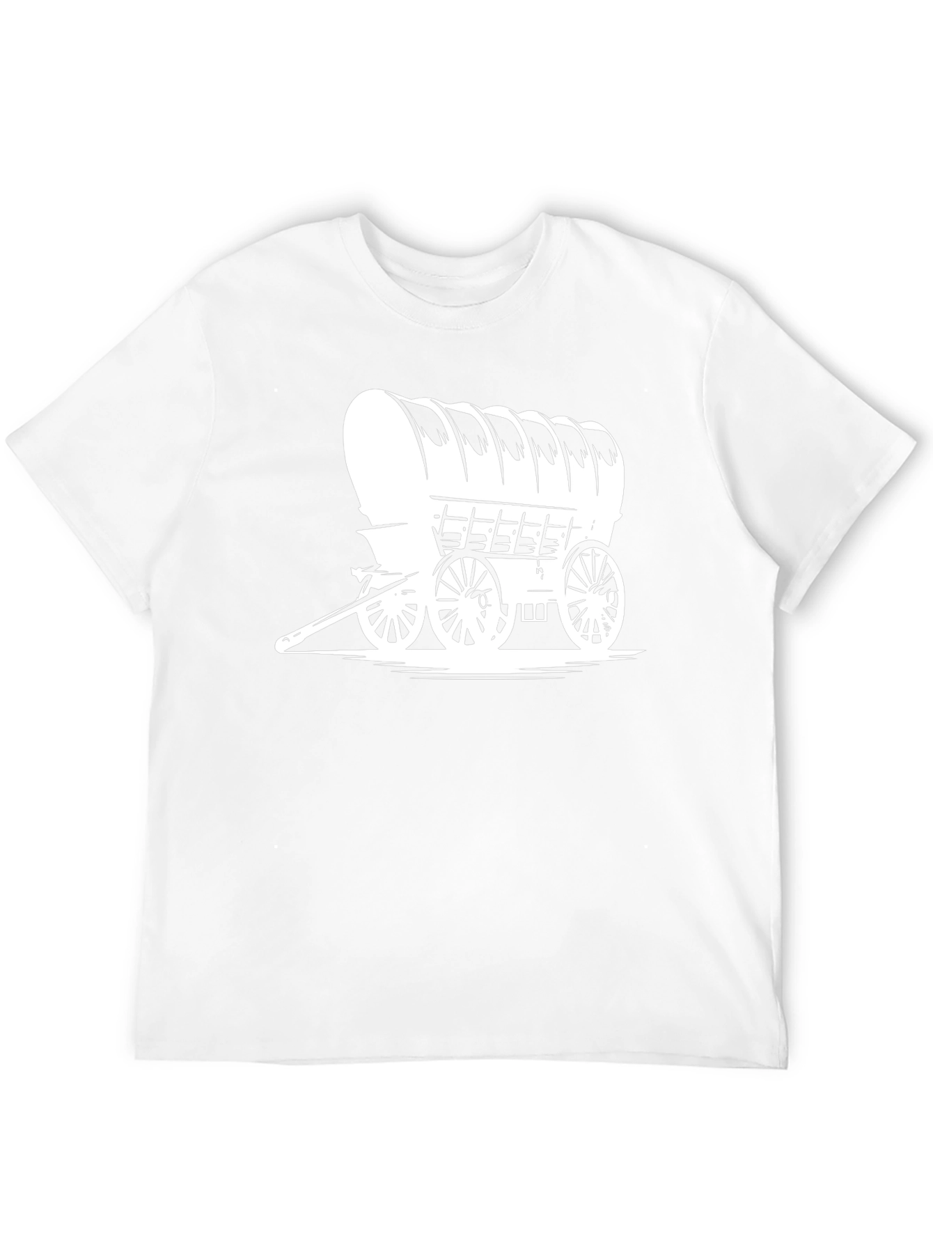 Covered Wagon Graphic Tee - Black