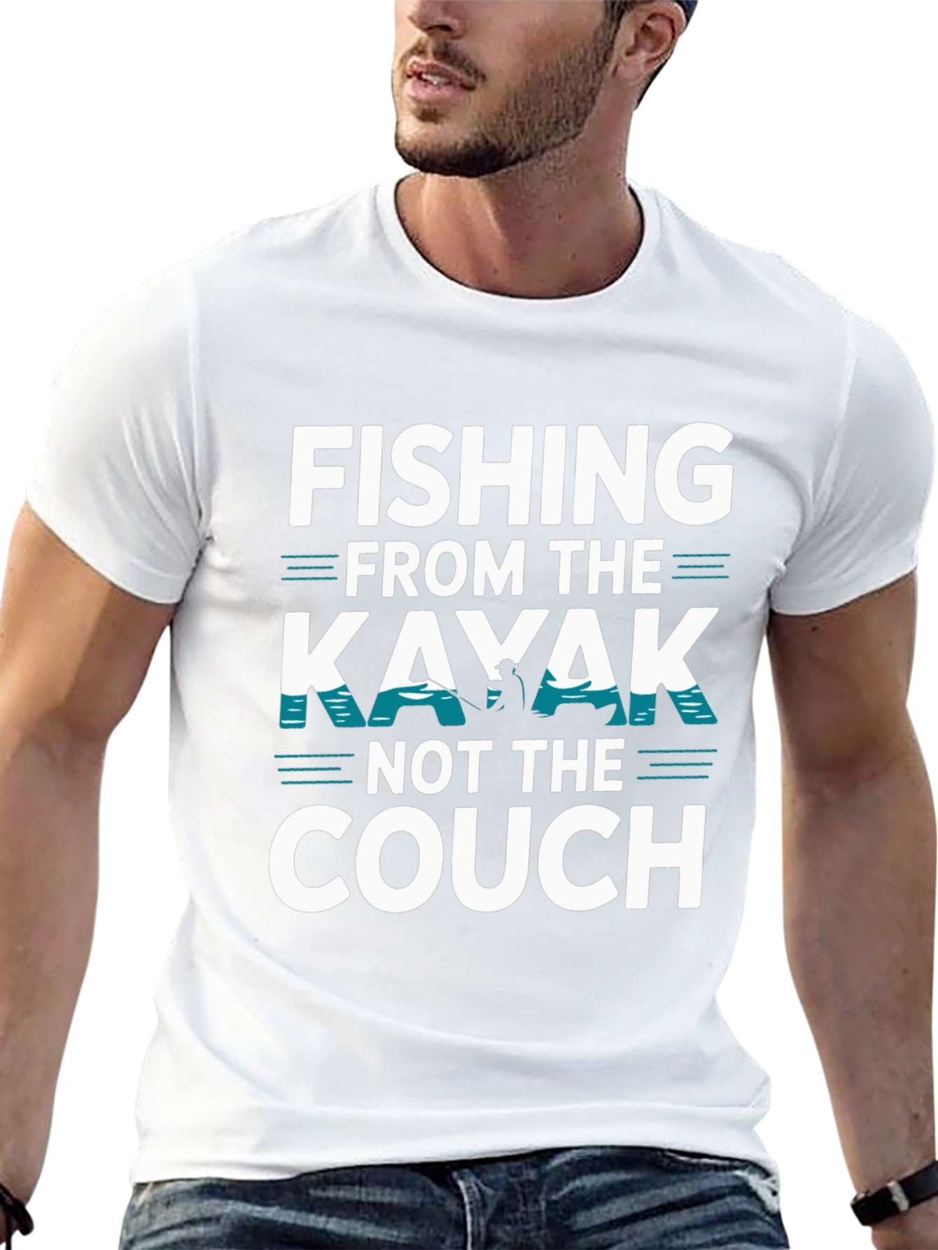 Fishing Kayak T-Shirt - Fisherman Gift Tee