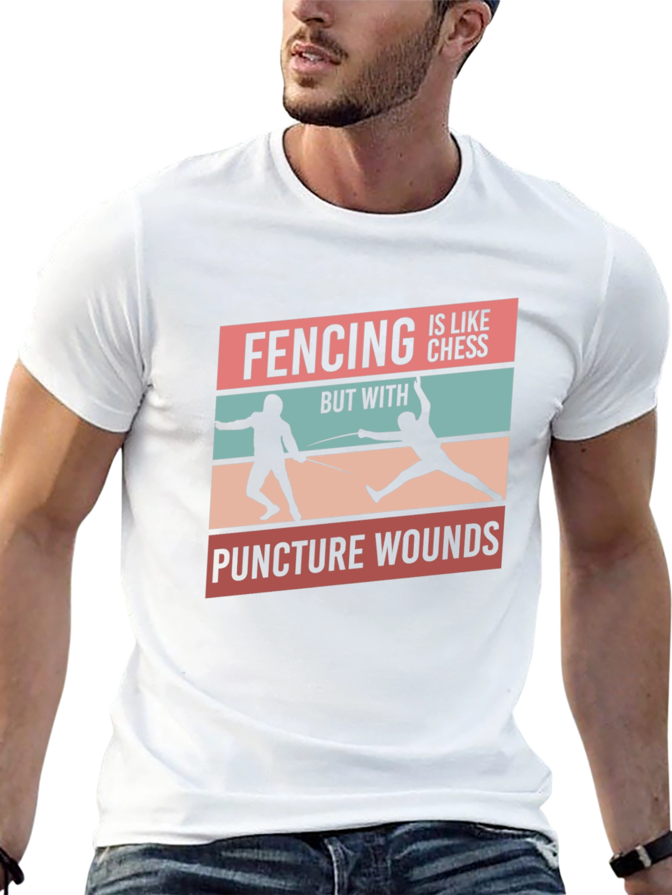 Fencing Chess Puncture Wounds T-Shirt
