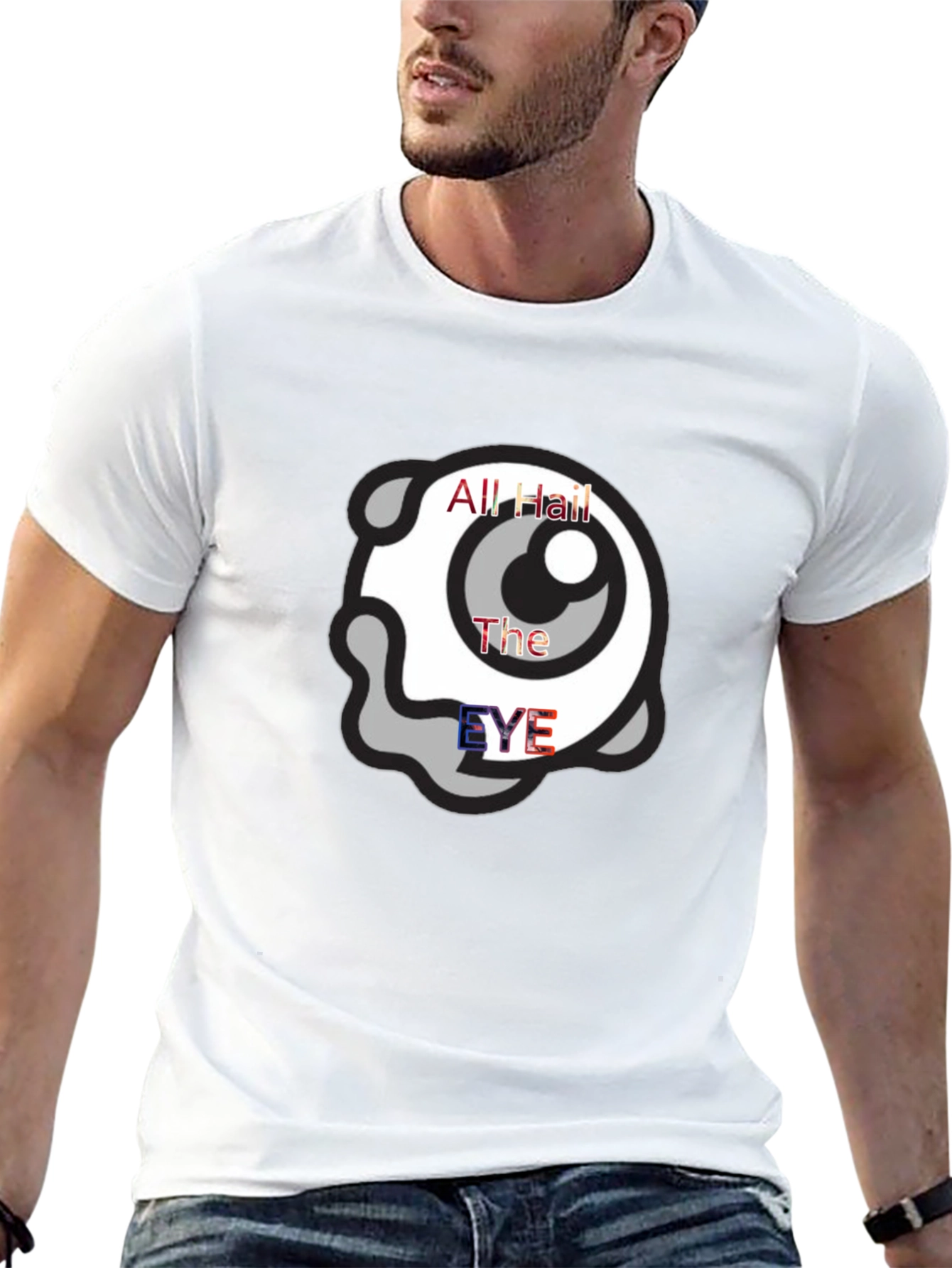 All Hail The Eye T-Shirt - Black Graphic Tee