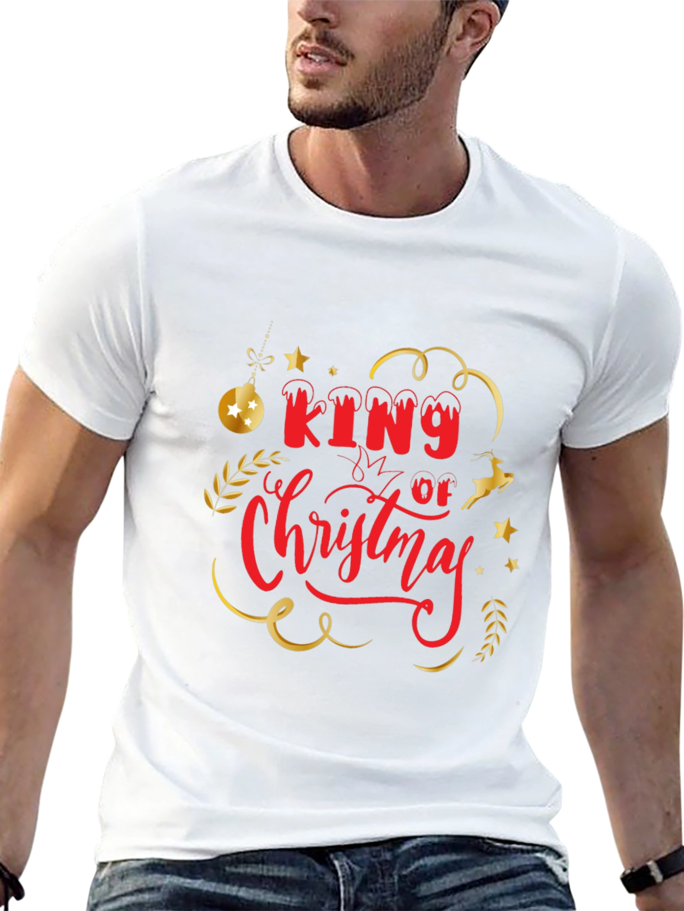 King of Christmas Graphic T-Shirt
