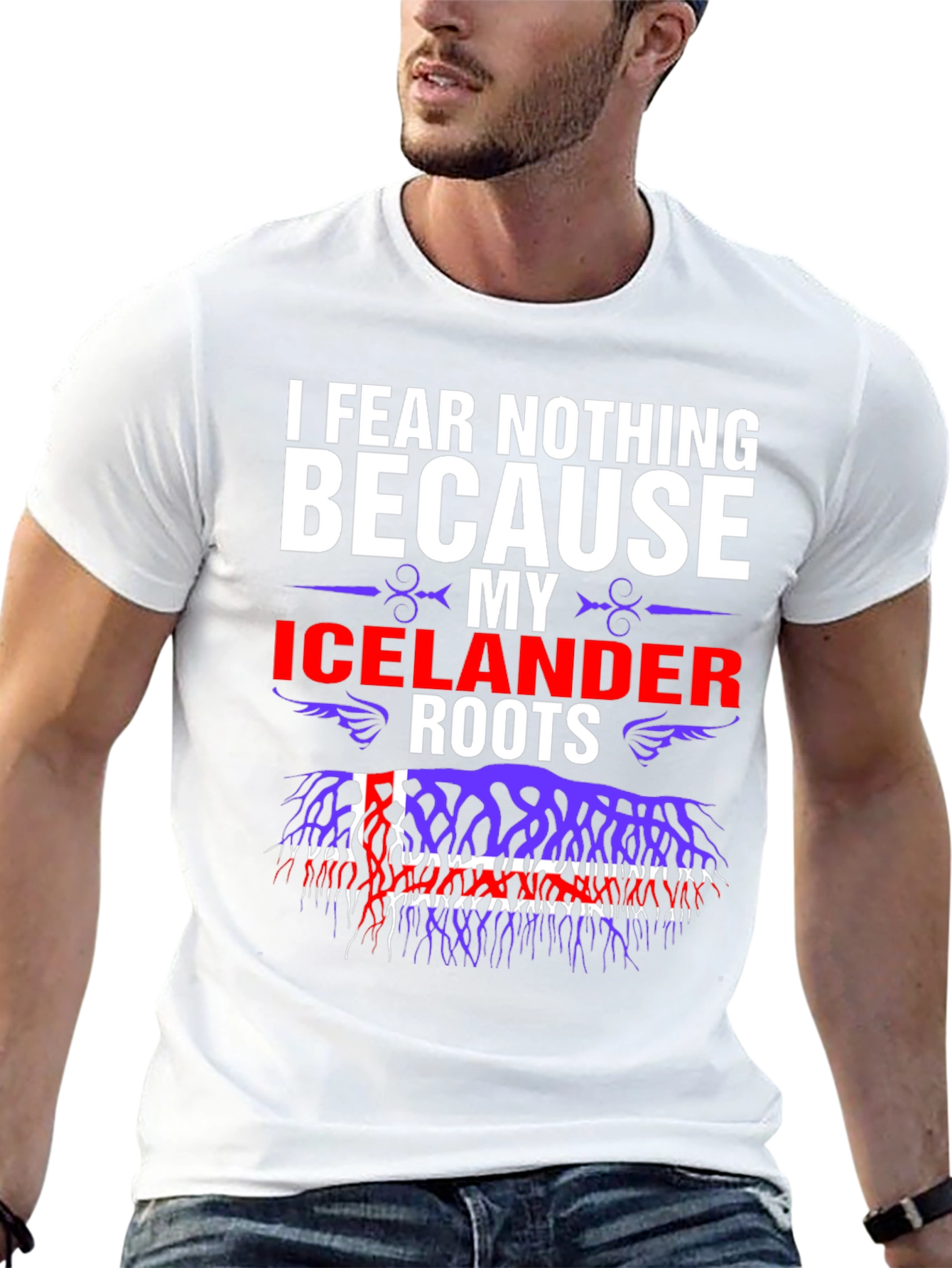 I Fear Nothing Icelandic Roots Graphic T-Shirt