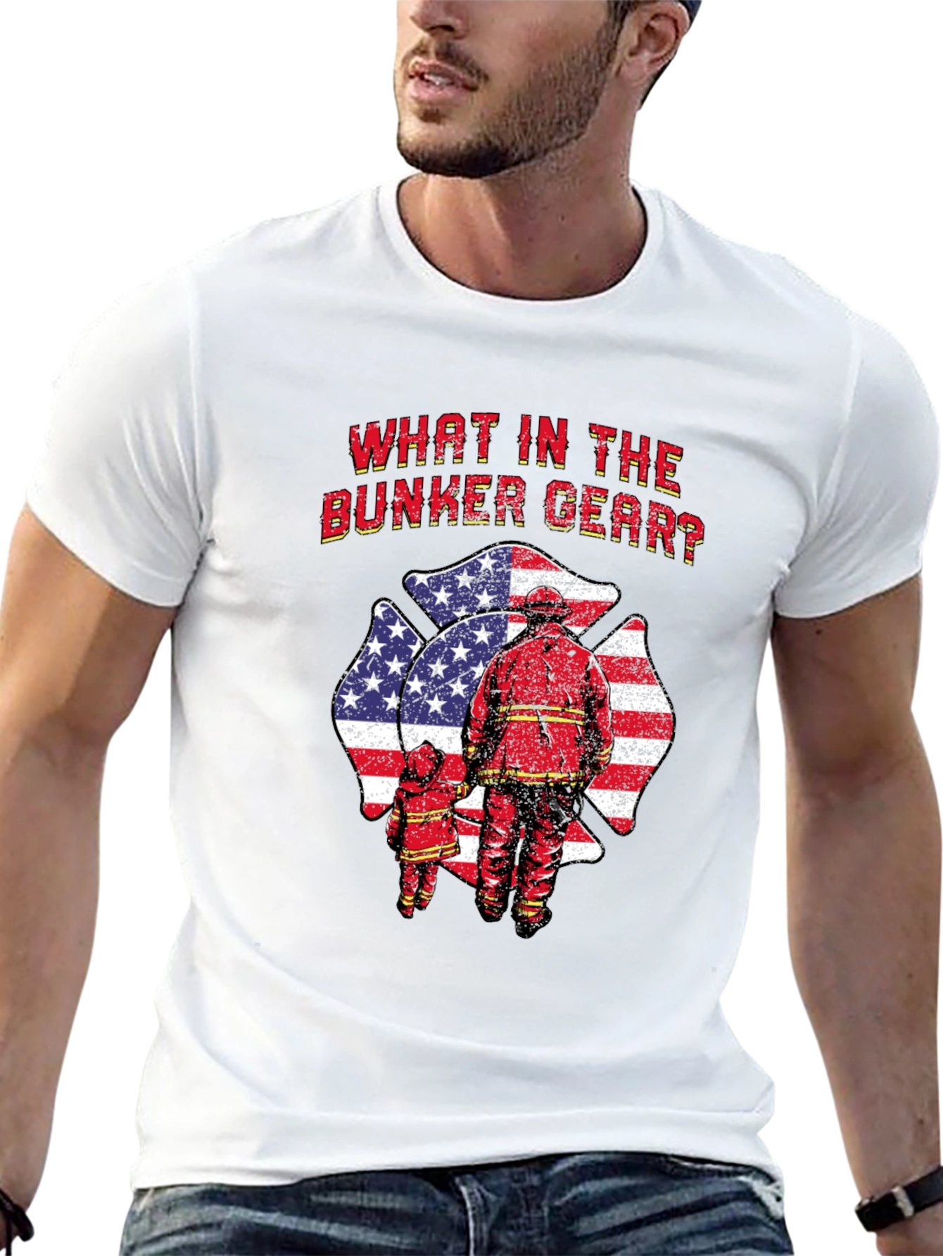 What in the Bunker Gear? Firefighter T-Shirt