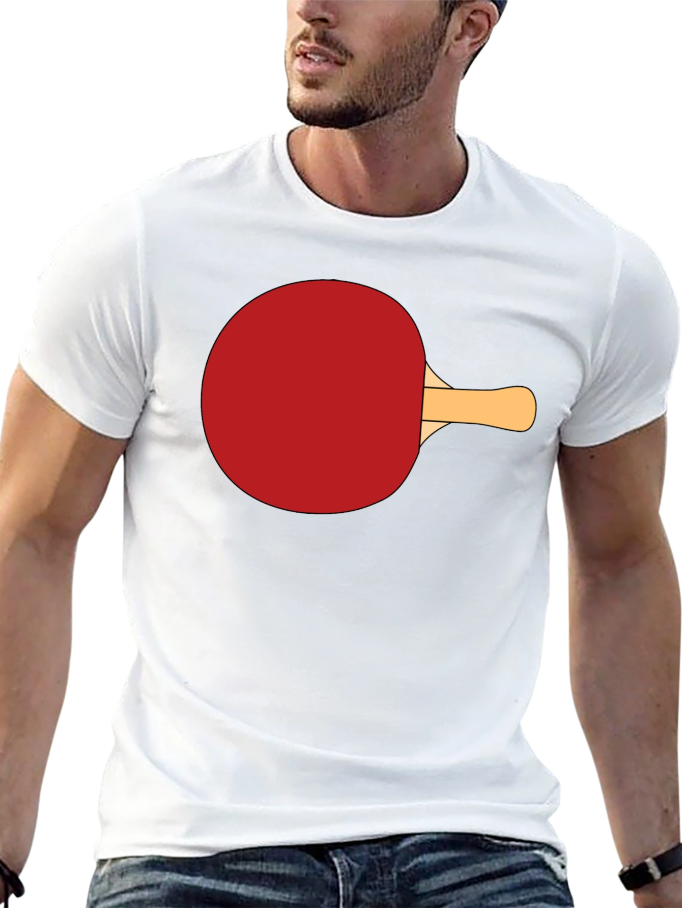 Table Tennis T-Shirt - Ping Pong Paddle Design