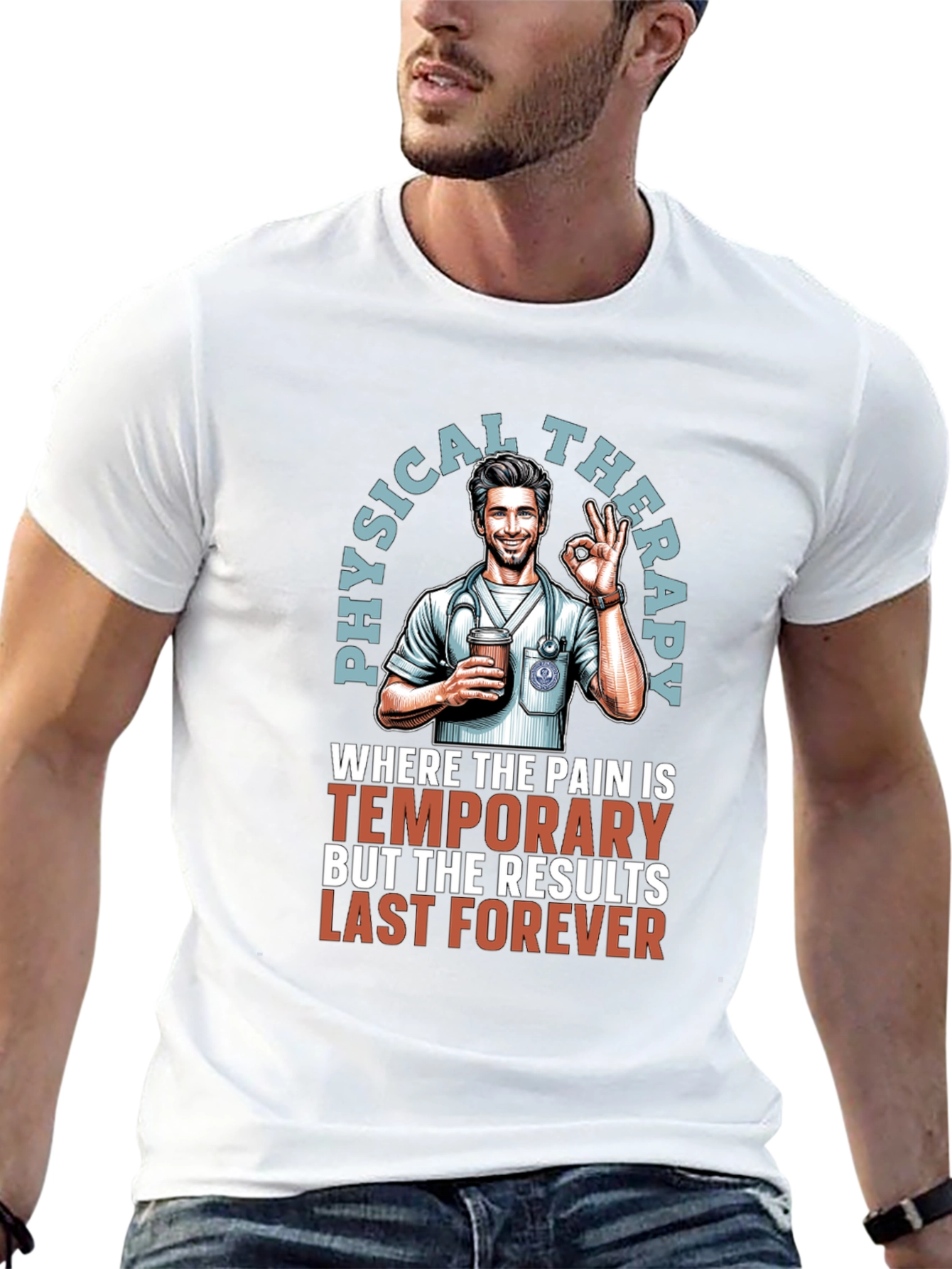 Physical Therapy T-Shirt - Temporary Pain Lasting Results