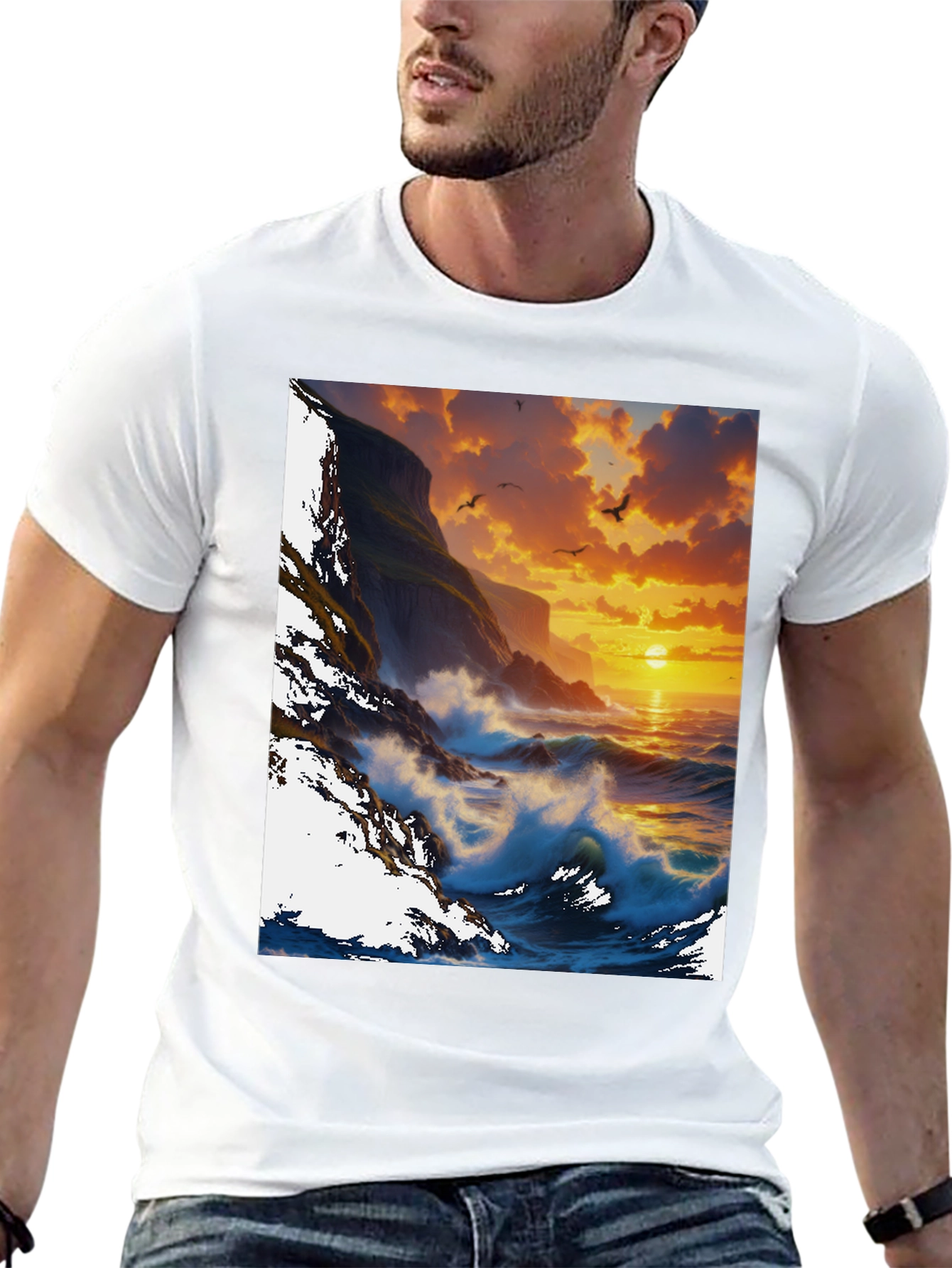 Sunset Cliffs Graphic T-Shirt