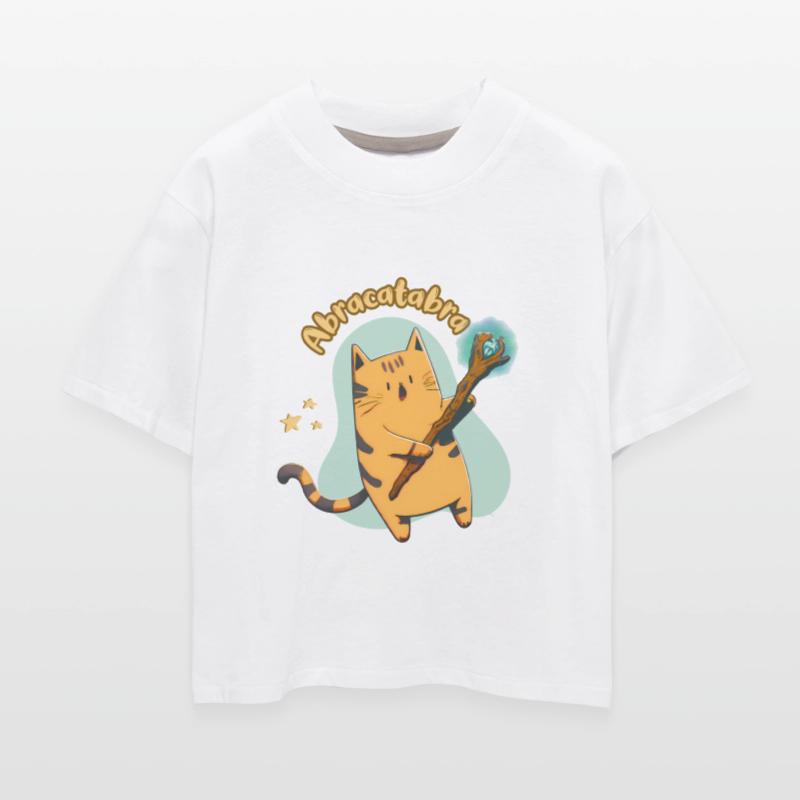 A Funny Magician Cat Saying 'Abracatabra'