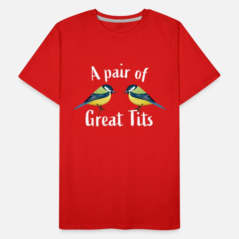 A pair of great tits - Funny bird watching gift